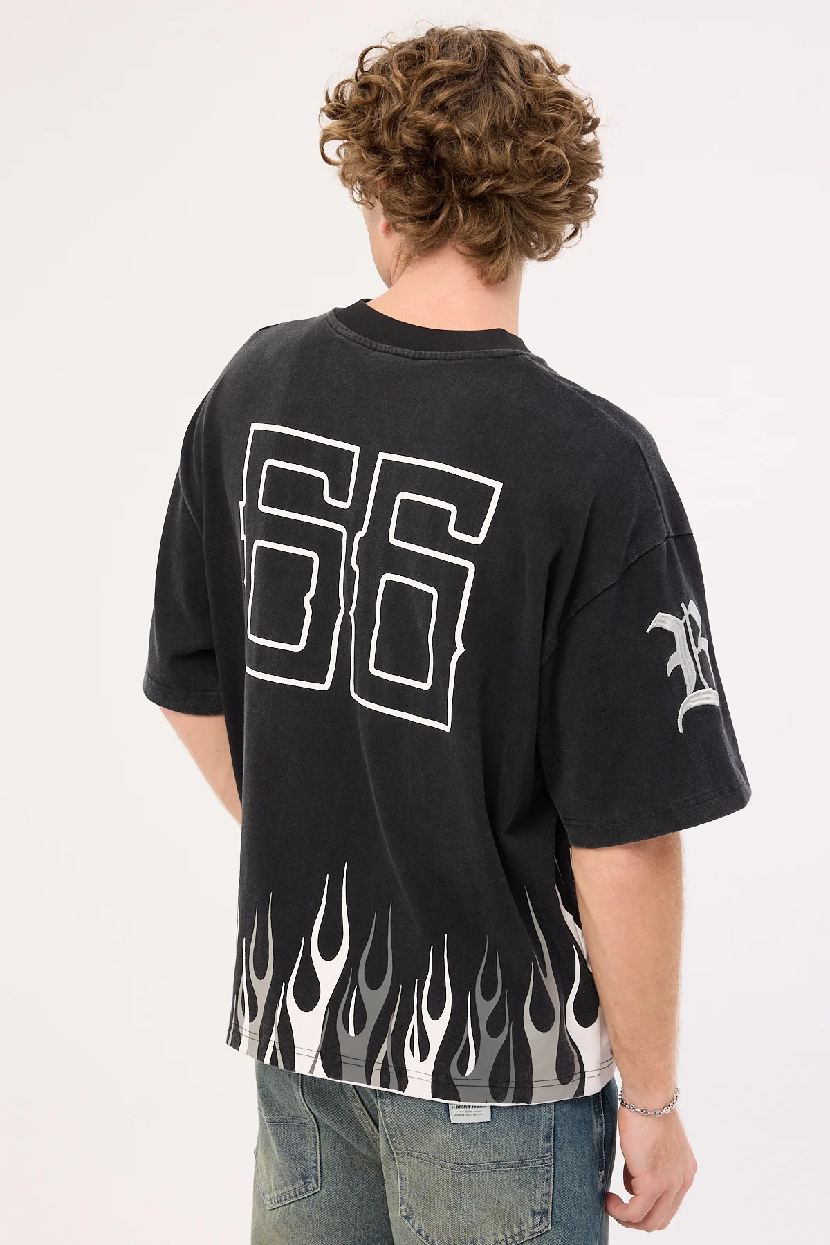 Burner Boxy Tee Black