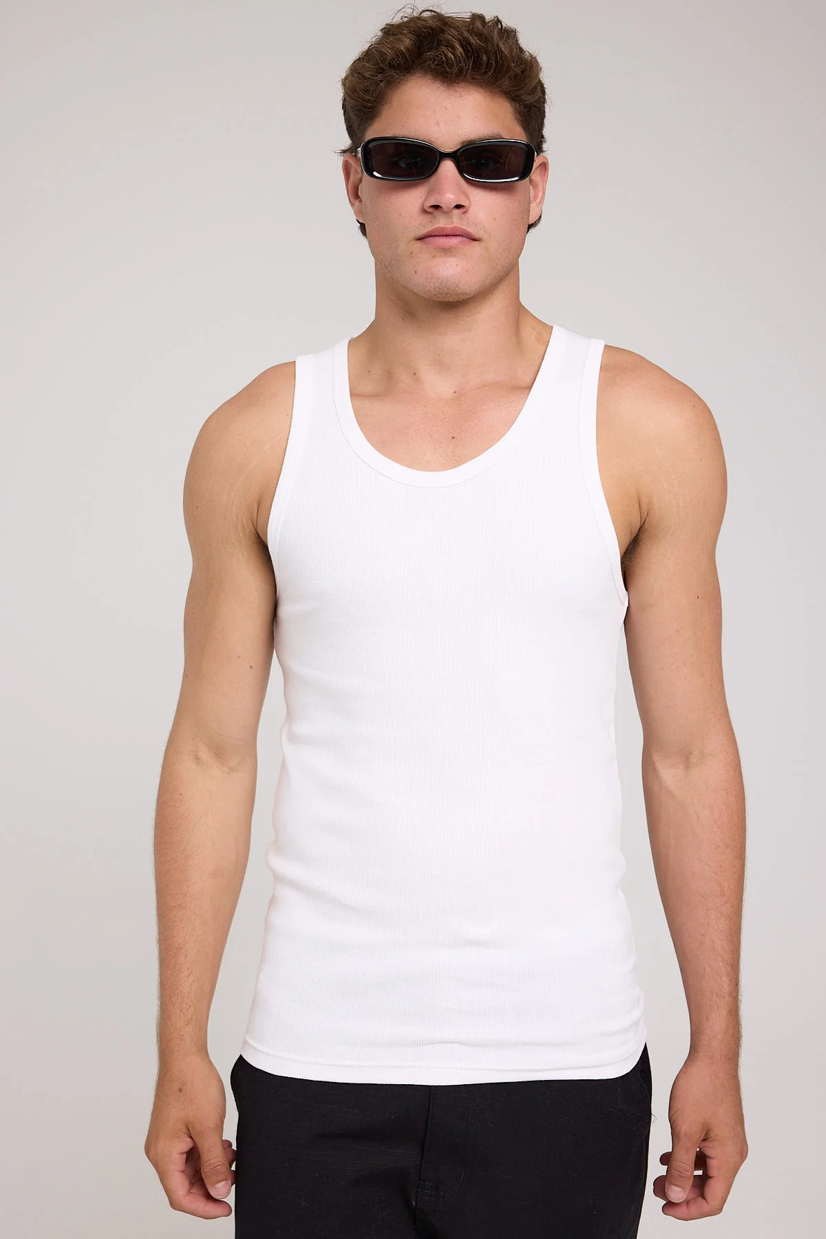 Boardmaker Singlet White 1 Boardmaker Singlet White