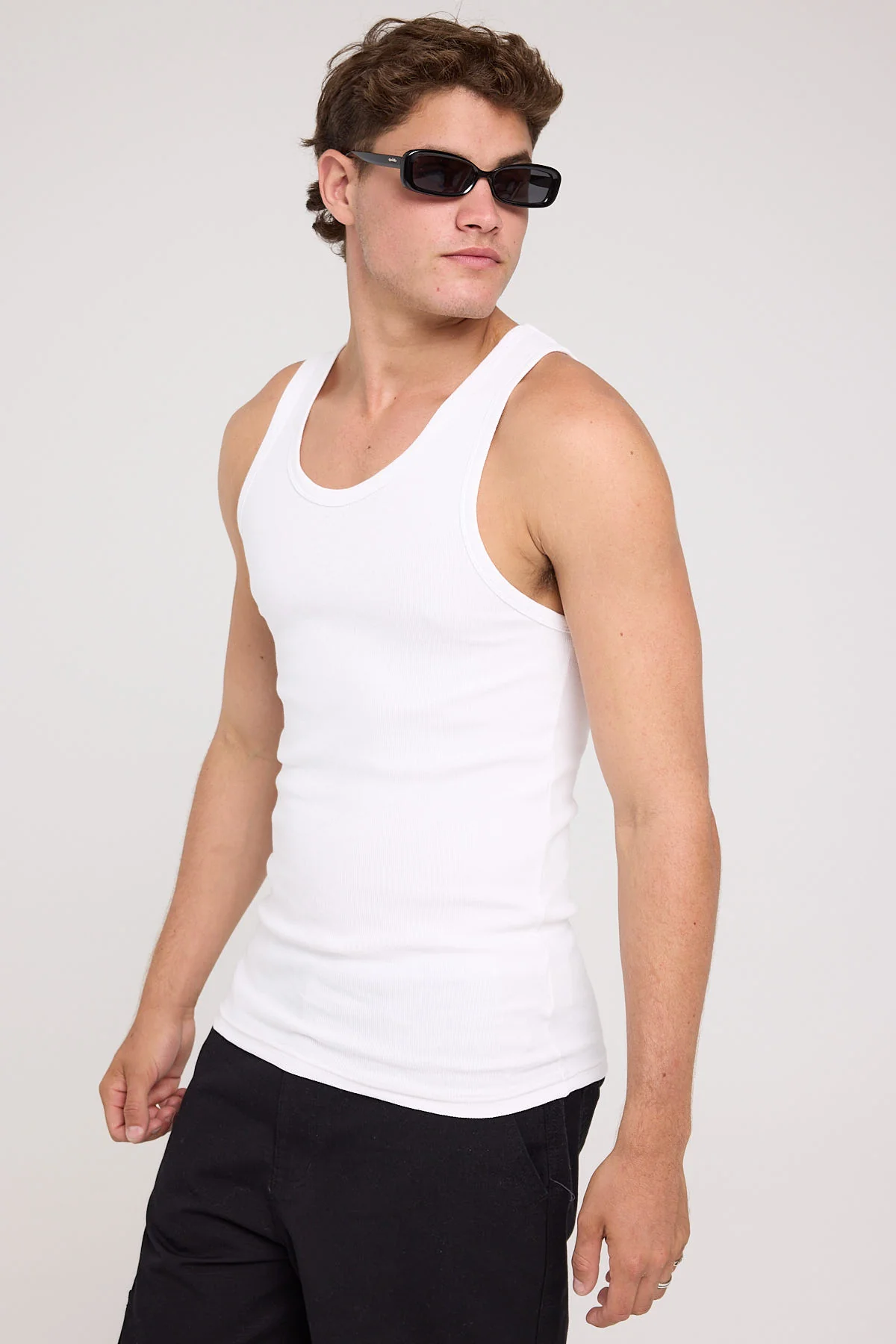 Boardmaker Singlet White 3 Boardmaker Singlet White