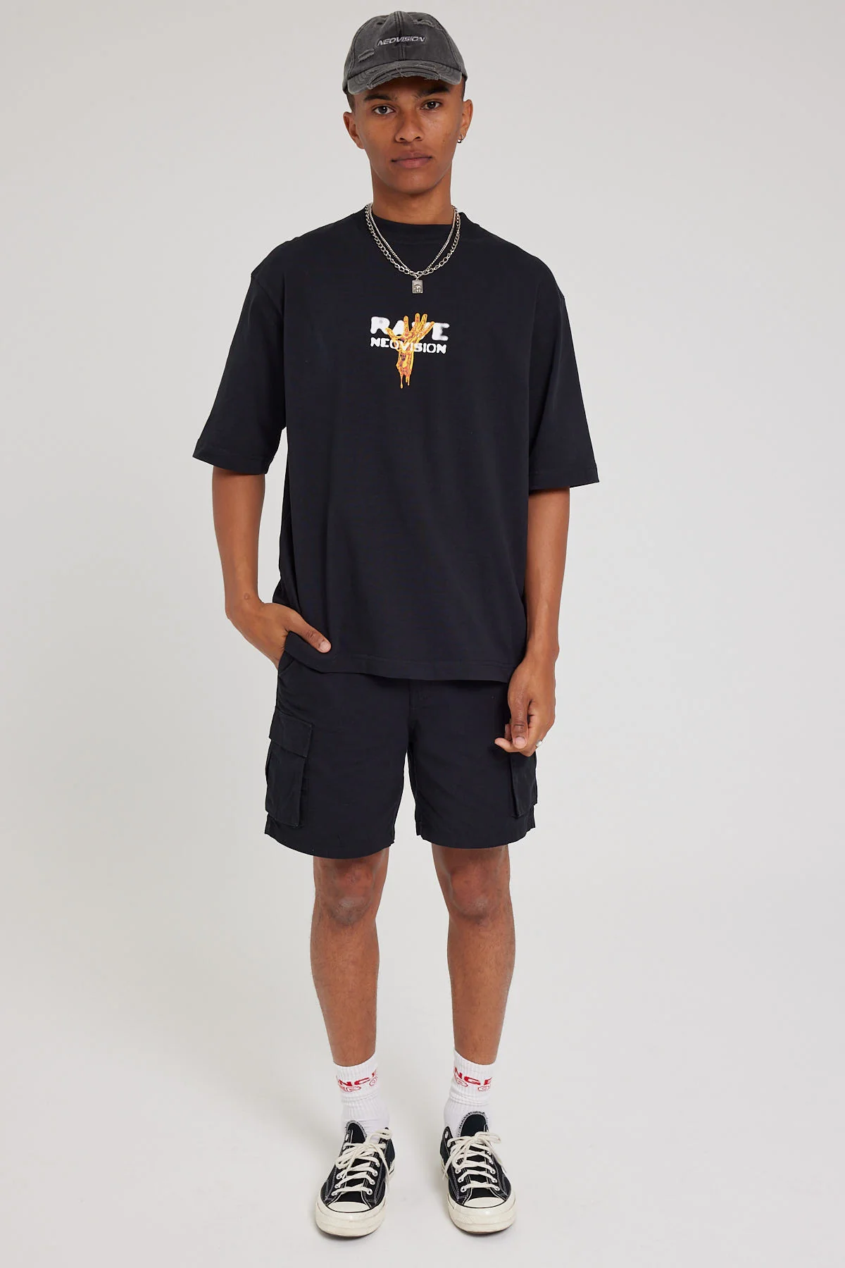 Military Organic Ripstop Cargo Short Black Black 1 Military Organic Ripstop Cargo Short Black Black