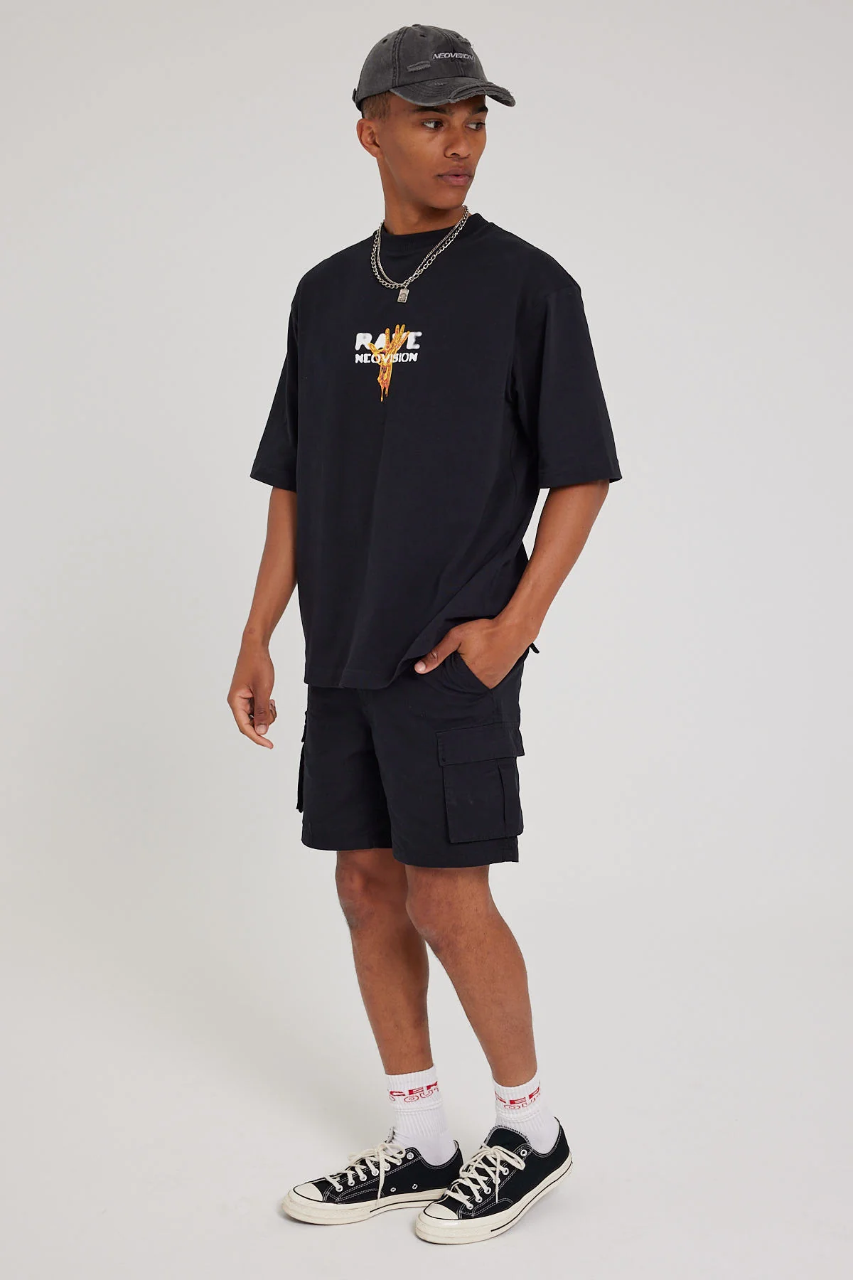 Military Organic Ripstop Cargo Short Black Black 2 Military Organic Ripstop Cargo Short Black Black