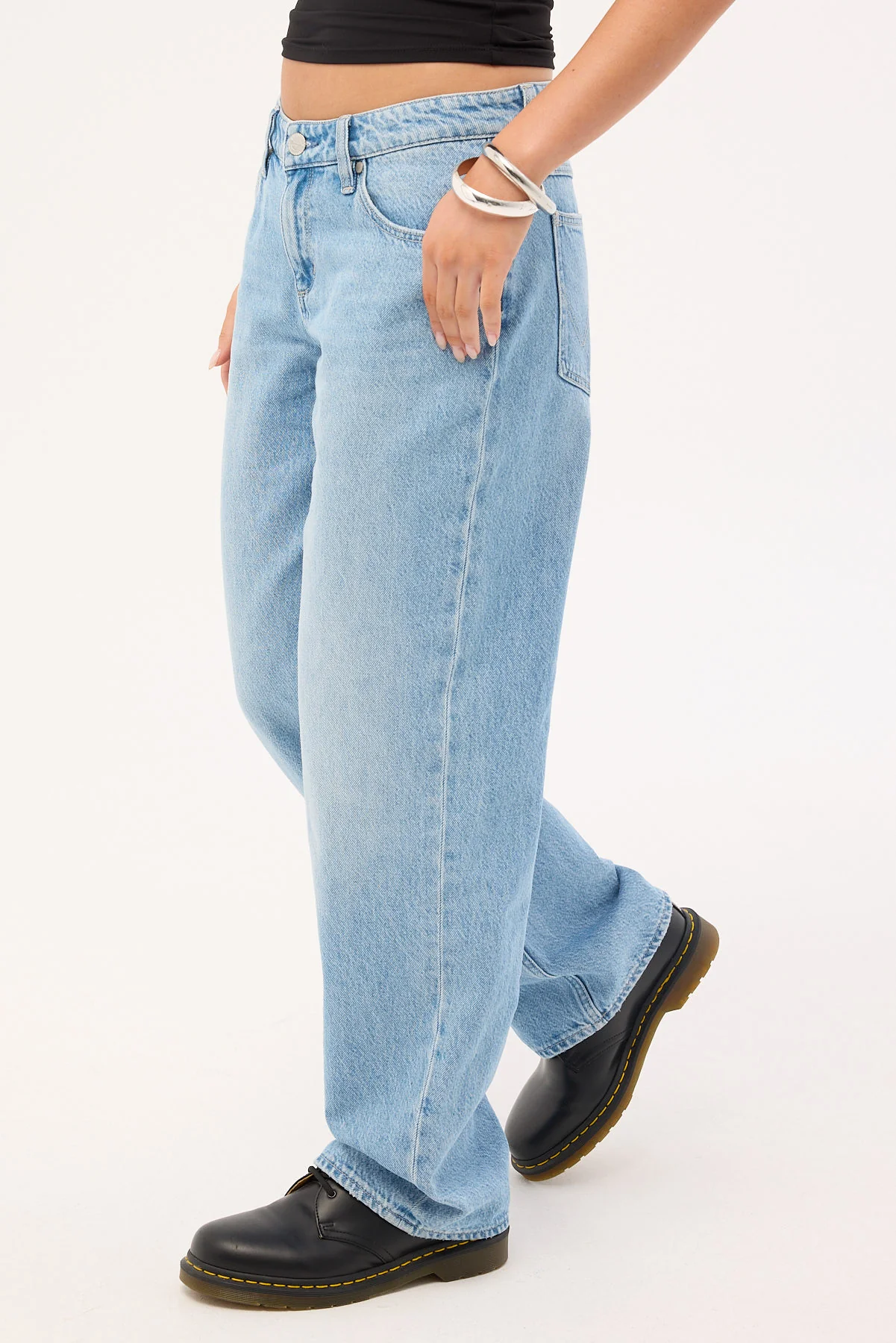 Low Bella Baggy Jean Ocean Blue 5 Low Bella Baggy Jean Ocean Blue