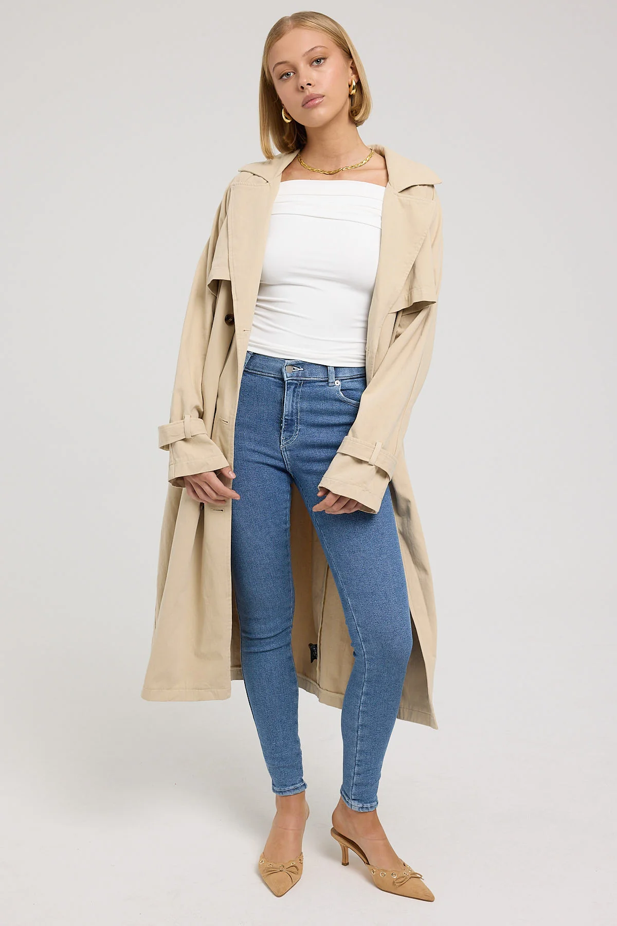Lexy Skinny Cape Sky Plain