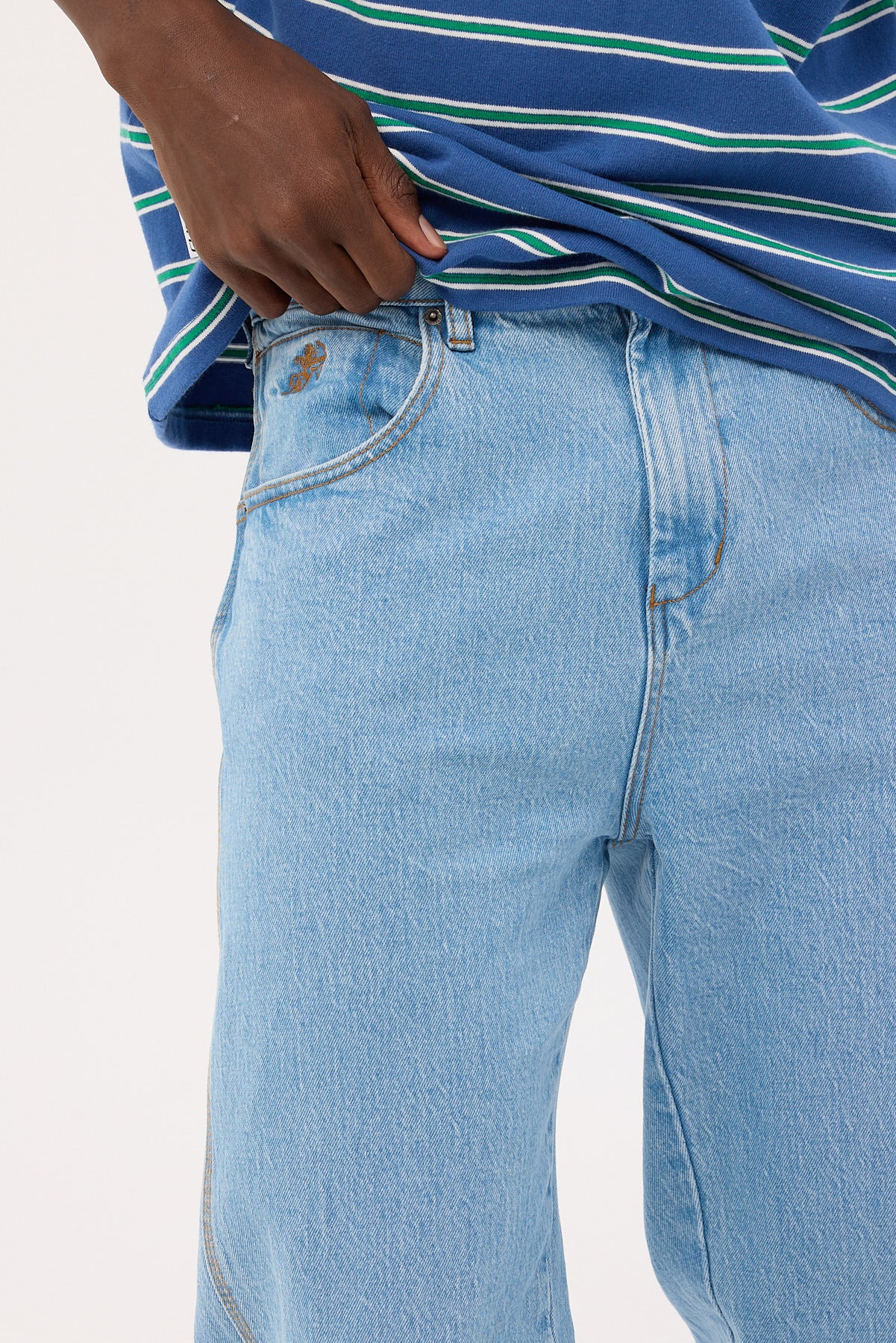 Lounger Jean Electric Fade Blue 7 Lounger Jean Electric Fade Blue