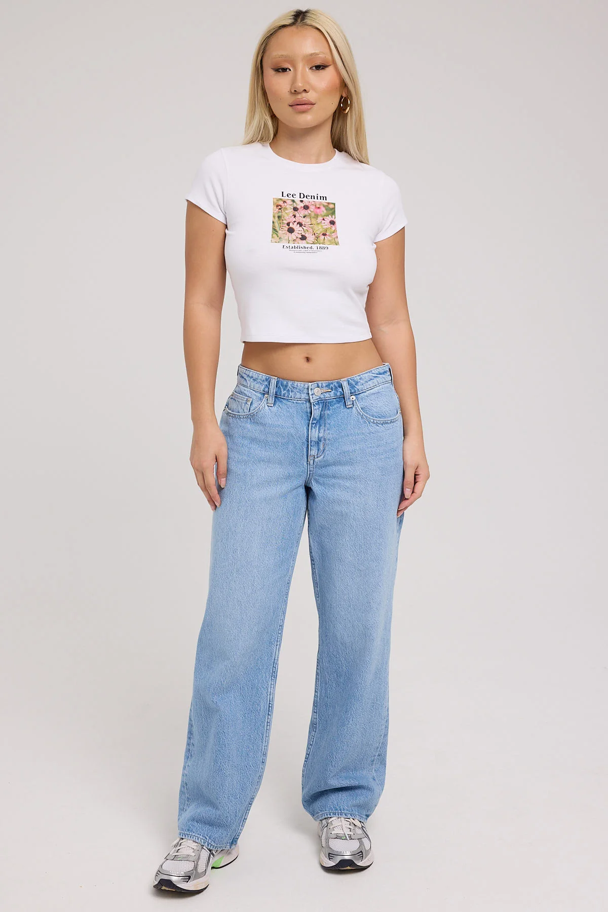 Y2K Low Baggy Jean Lakeside Blue