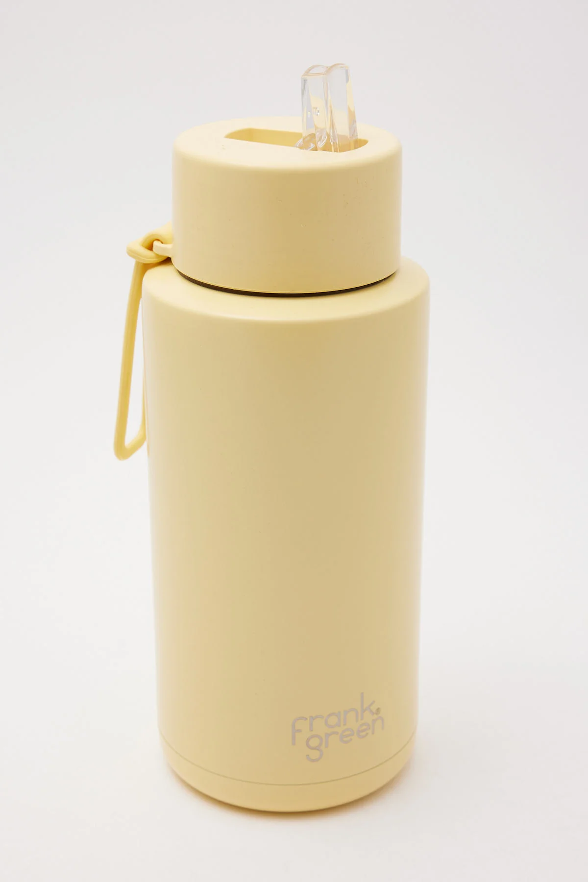 34oz Reusable Bottle with Straw Lid Buttermilk