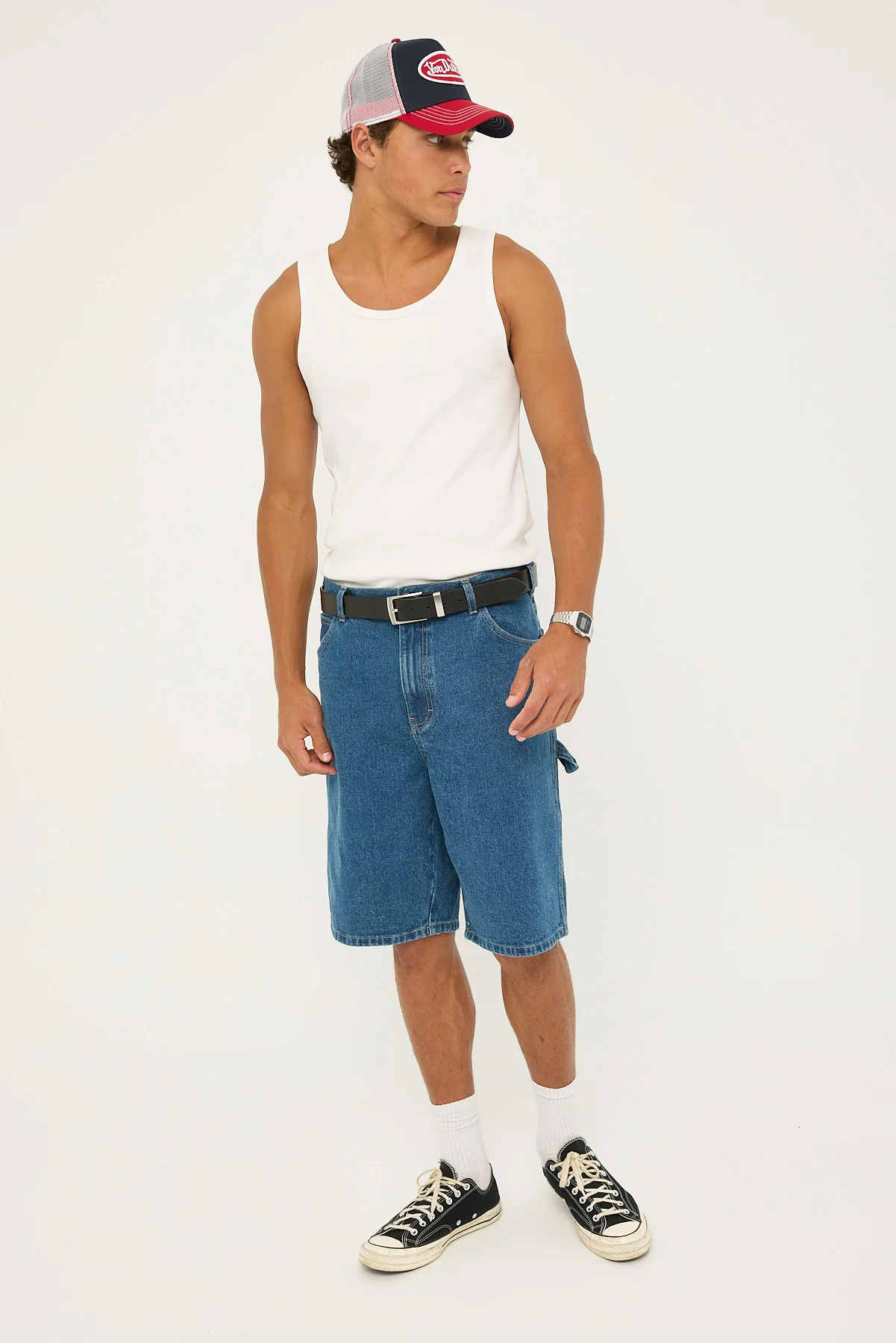 SDX200 11 Carpenter Short Stonewashed Indigo