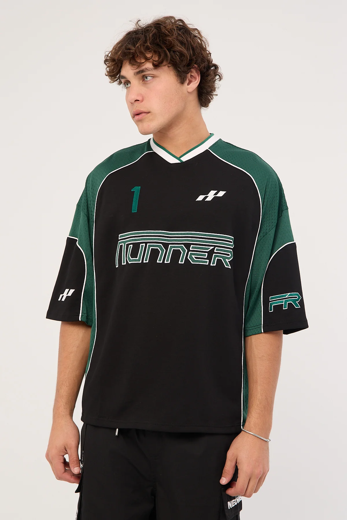 Striker Jersey Black Emerald