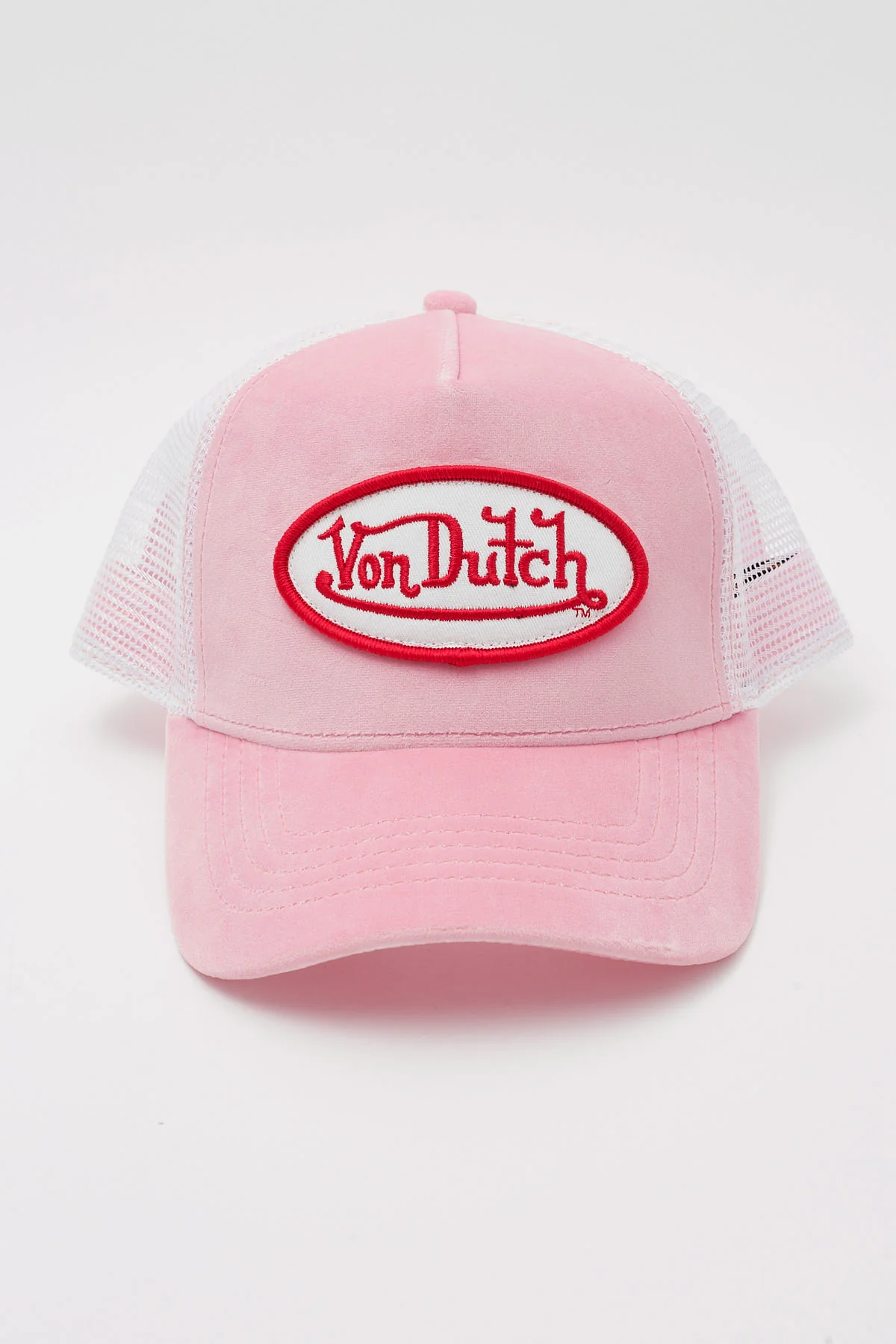 Pink Crush Velvet Trucker Pink Velvet