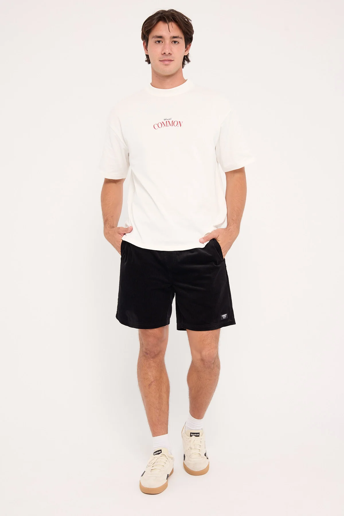 Salt Organic Cord Short Black 1 Salt Organic Cord Short Black