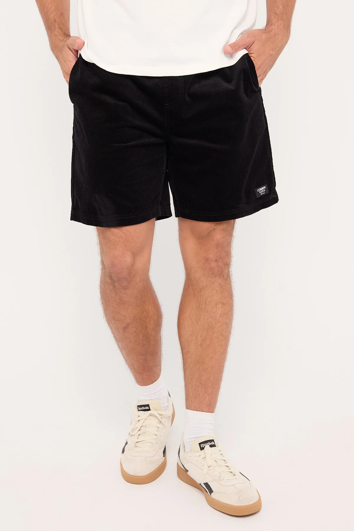 Salt Organic Cord Short Black 2 Salt Organic Cord Short Black