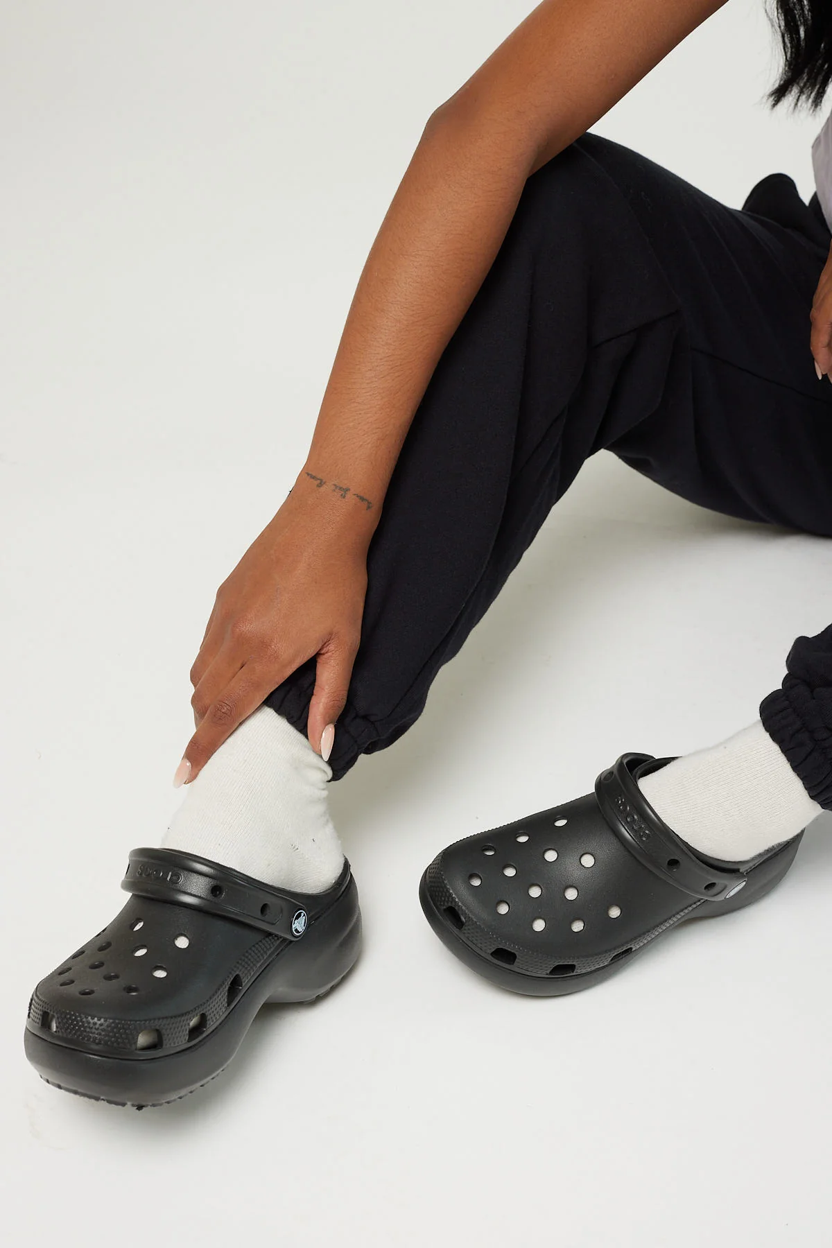 Classic Clog Platform Black 2 Classic Clog Platform Black