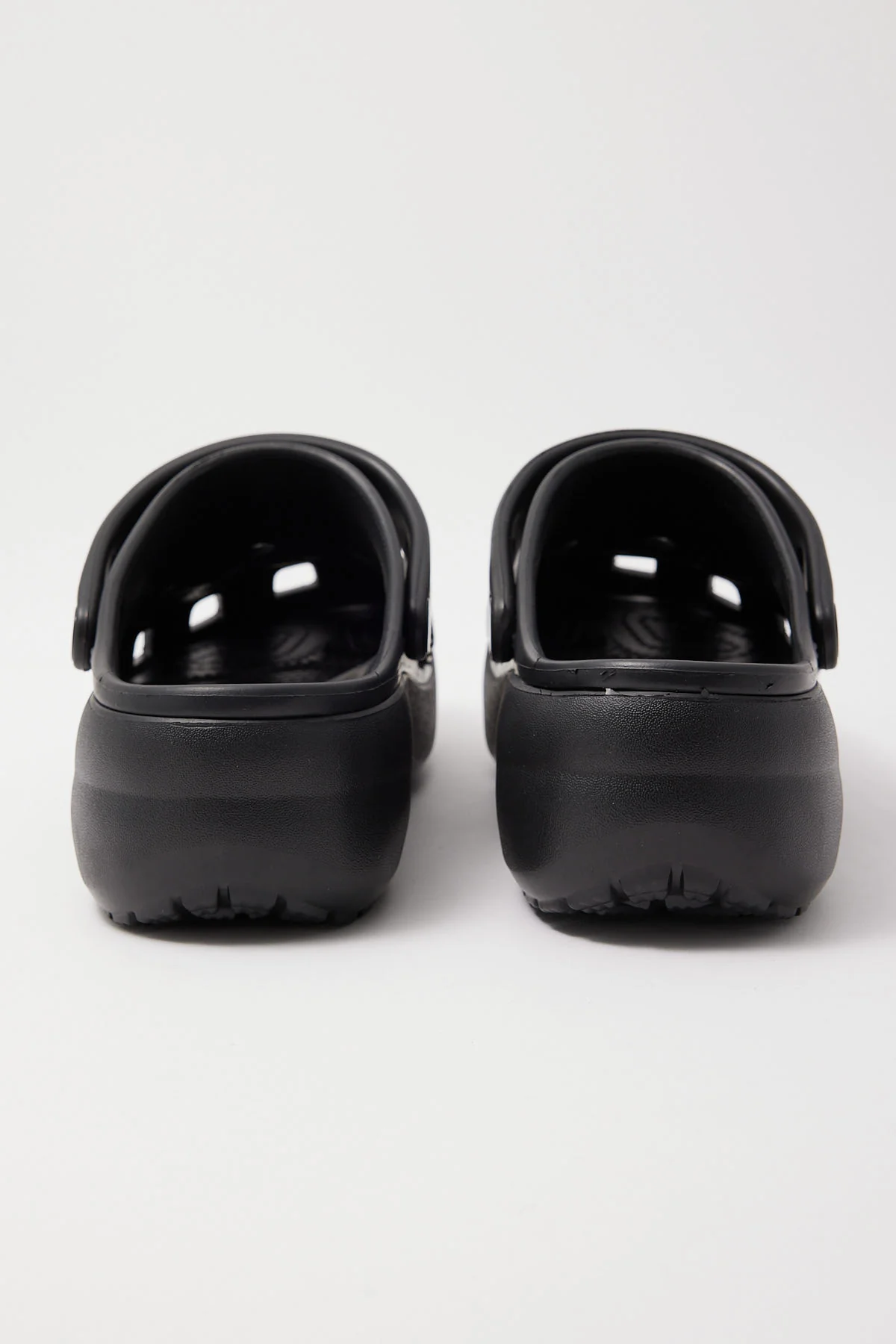 Classic Clog Platform Black 4 Classic Clog Platform Black