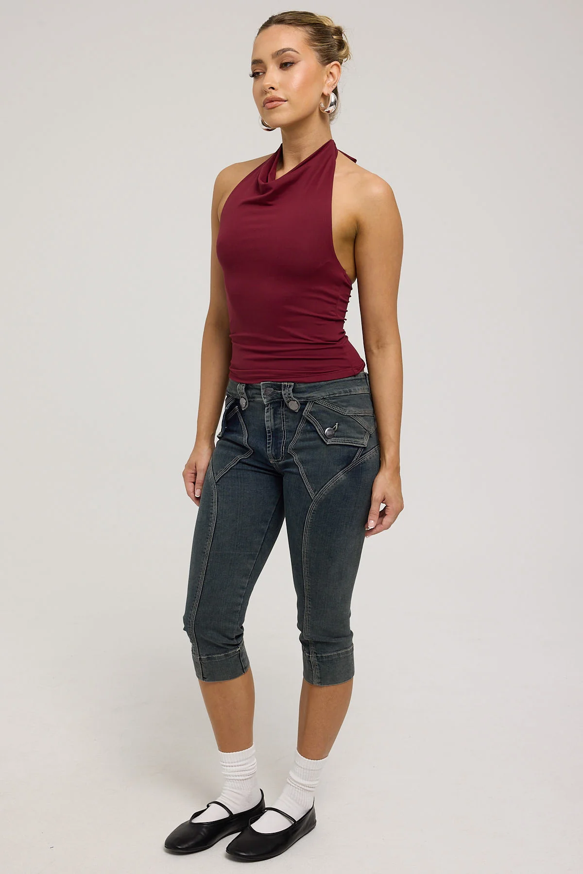 Belle Capri Dark Rinse 2 Belle Capri Dark Rinse