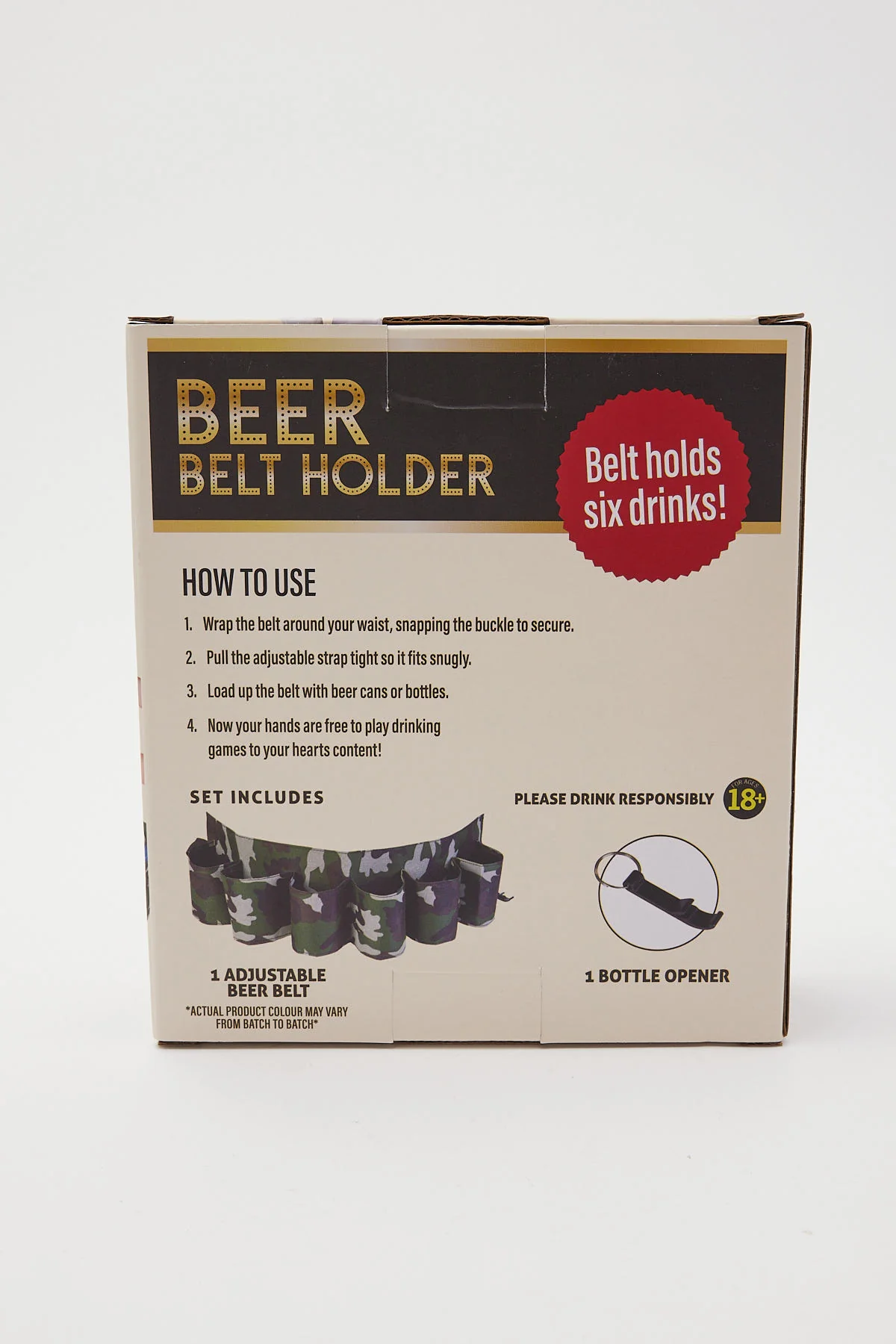 Beer Belt Holder Camo 2 Beer Belt Holder Camo