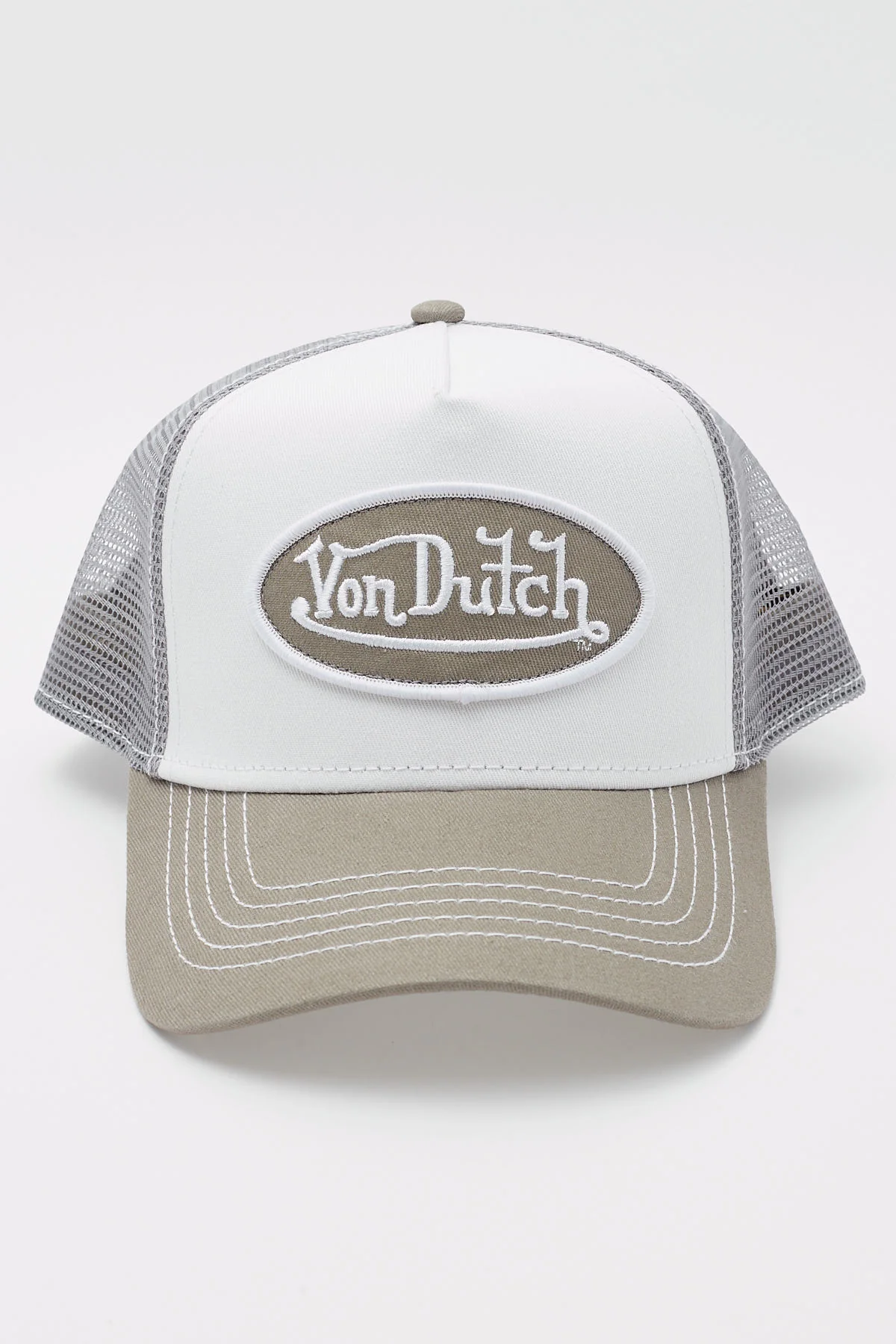 Grey & White Trucker White/Grey