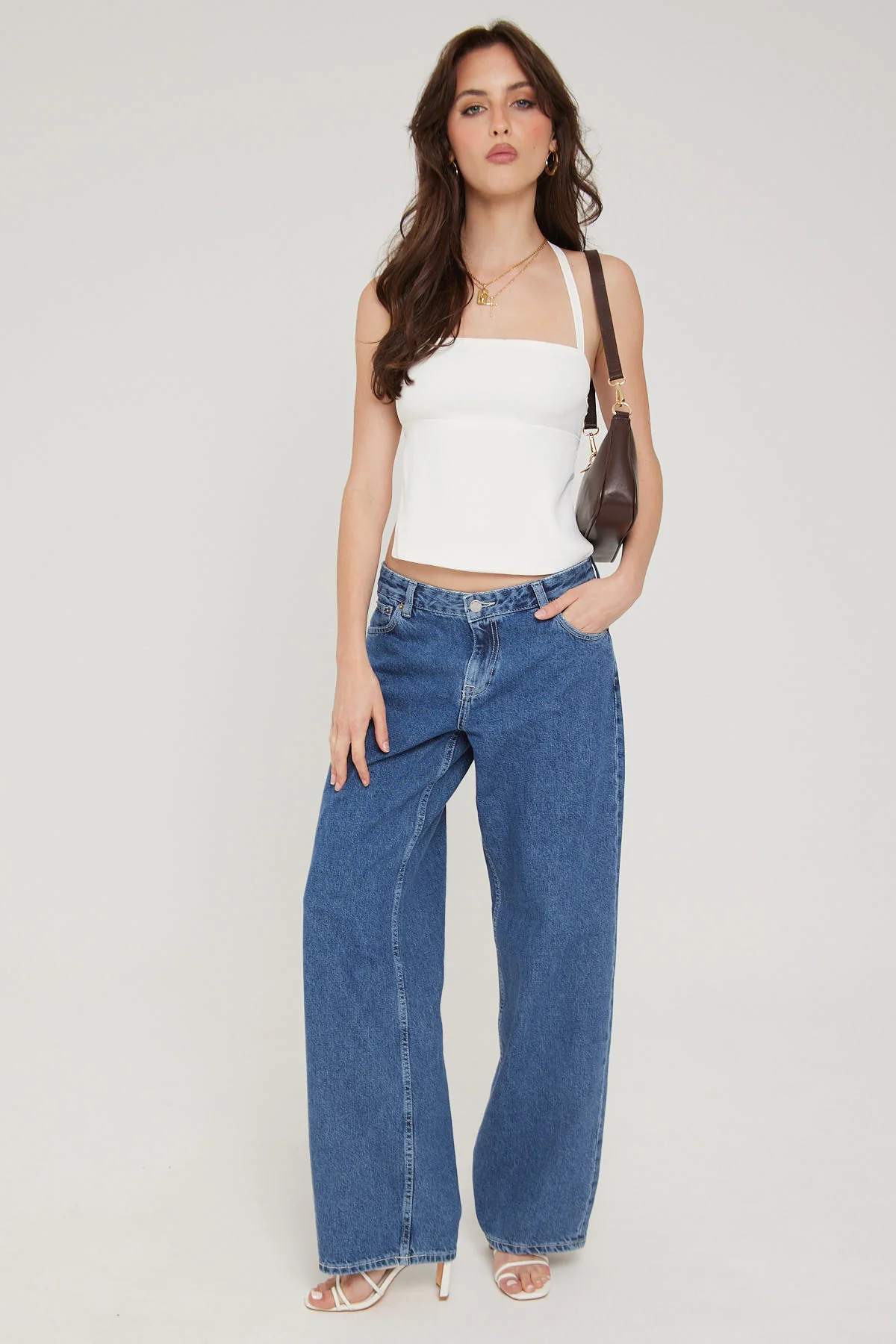 Hill Jean Pebble Mid Stone