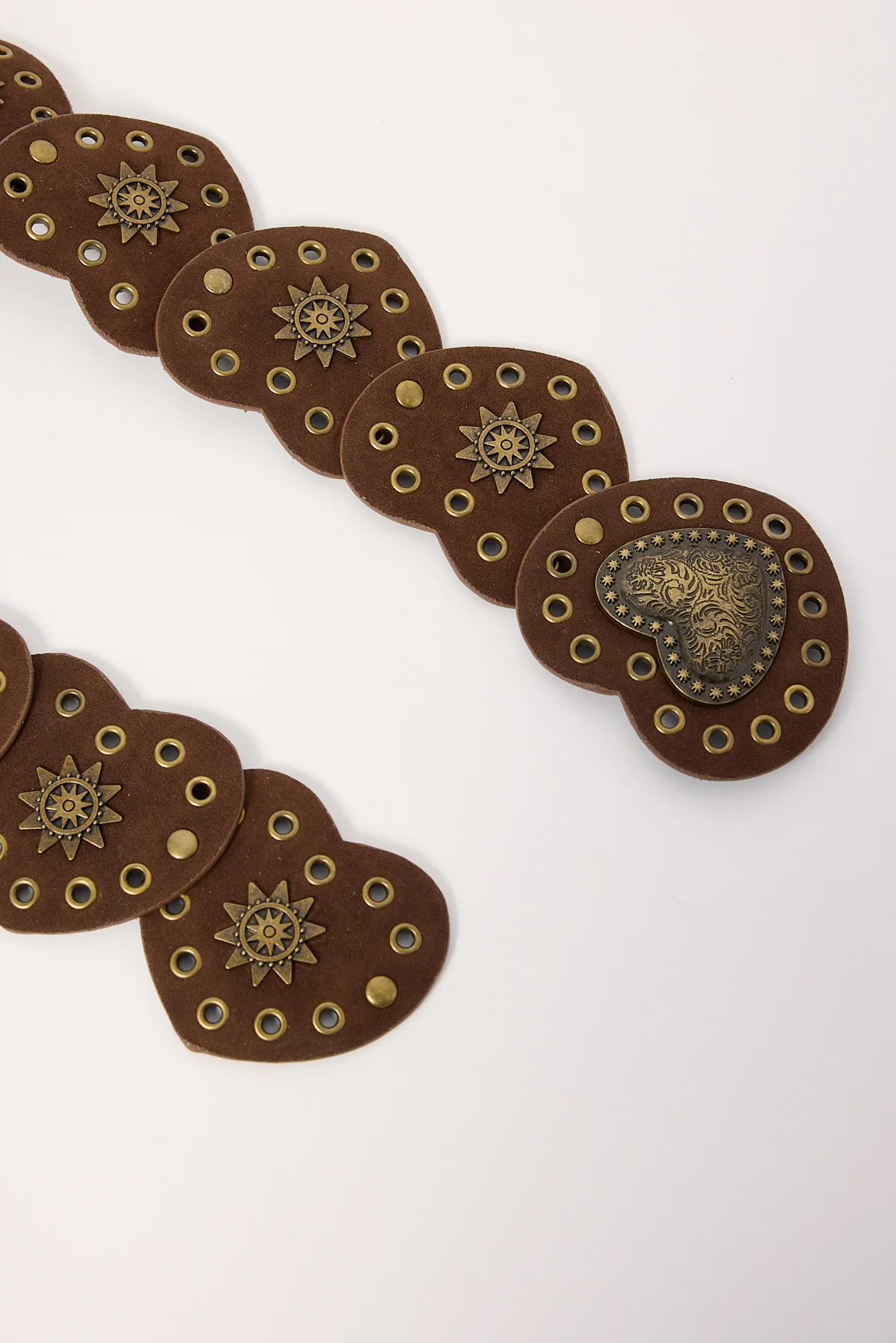 Heart Disk Belt Brown
