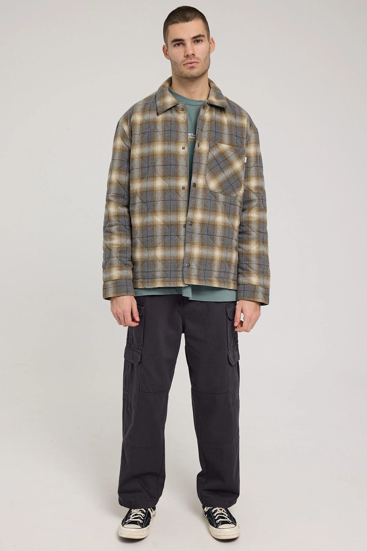 Big Slacker Union Utility Pant Dark Charcoal