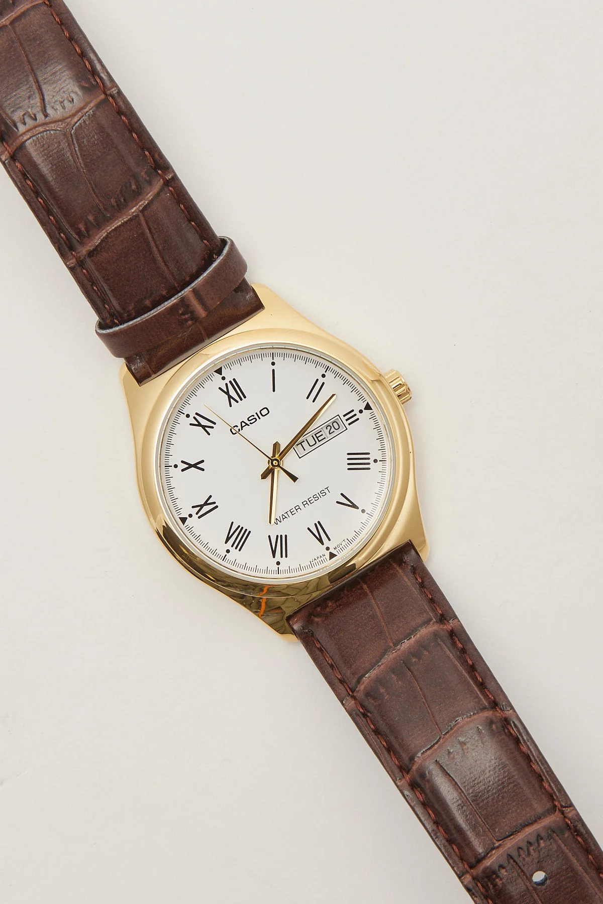 MTPV006GL-7B Analogue Watch Gold/Brown 3 MTPV006GL-7B Analogue Watch Gold/Brown