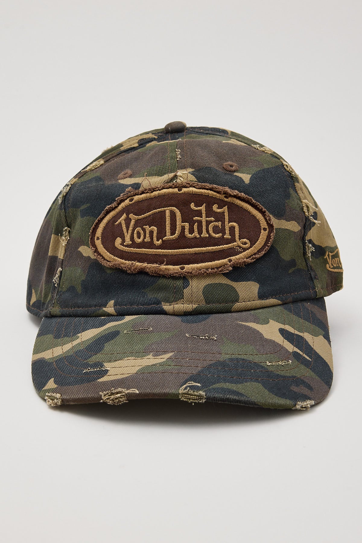 Washed Camo Dad Cap Camo