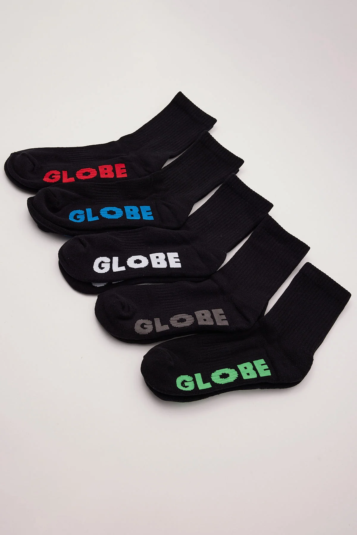 Stealth Crew 5pk Socks Black