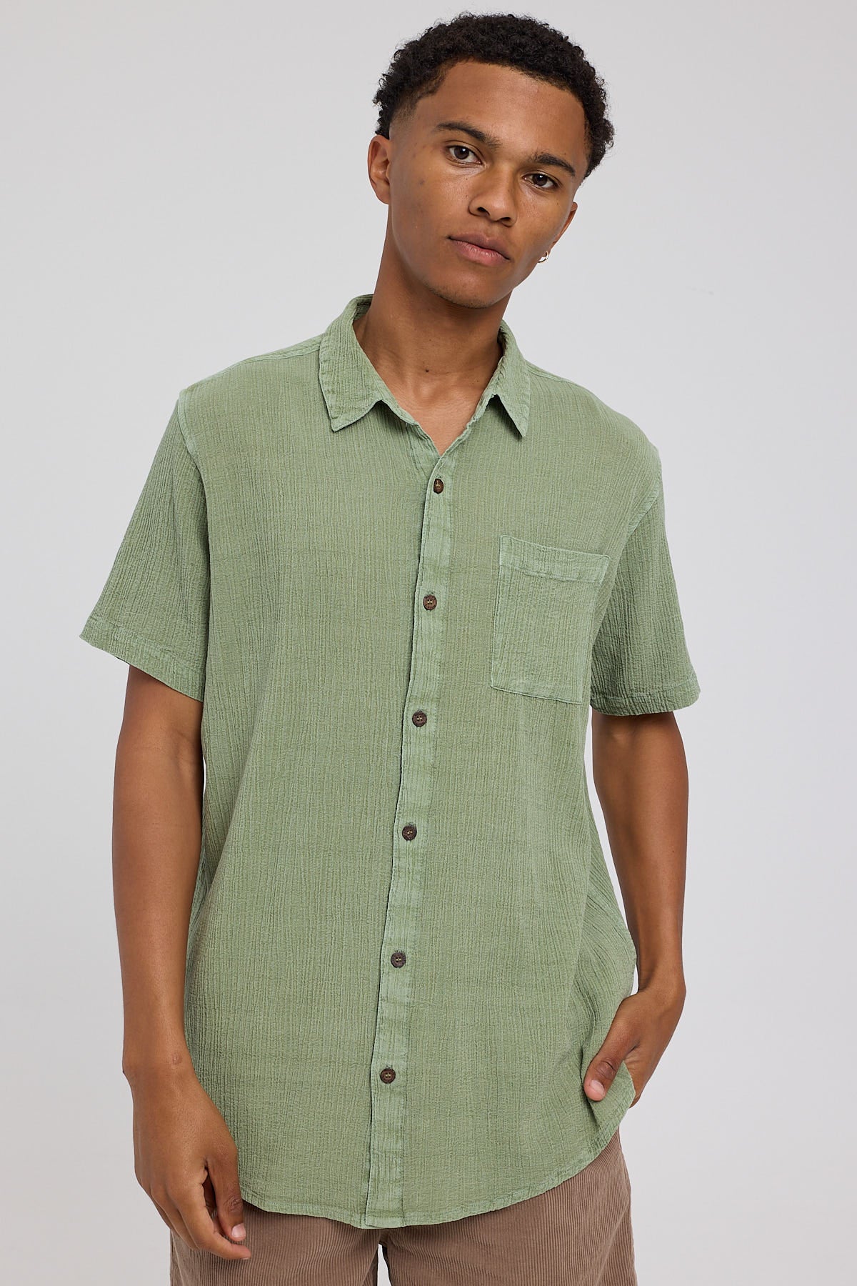 Bon Crepe Shirt Pistachio