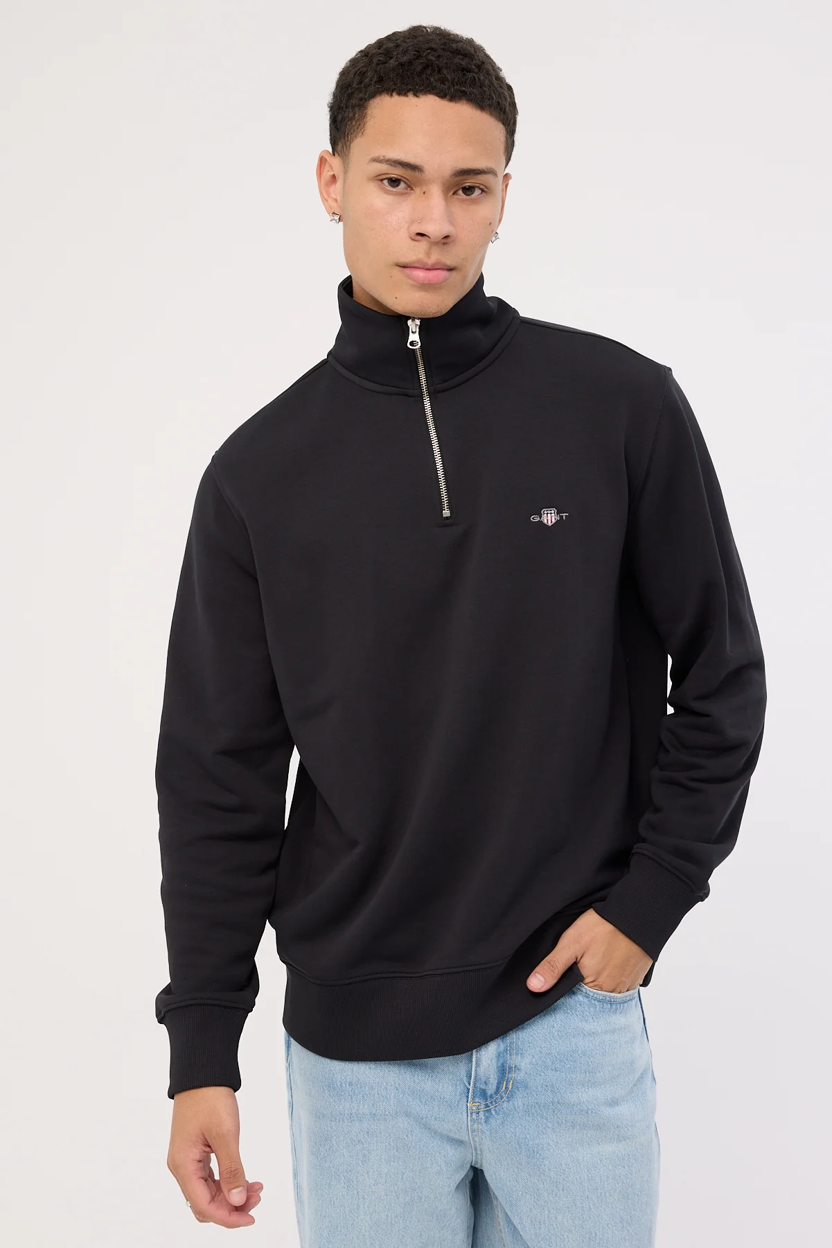 Reg Shield Half Zip Sweat Black