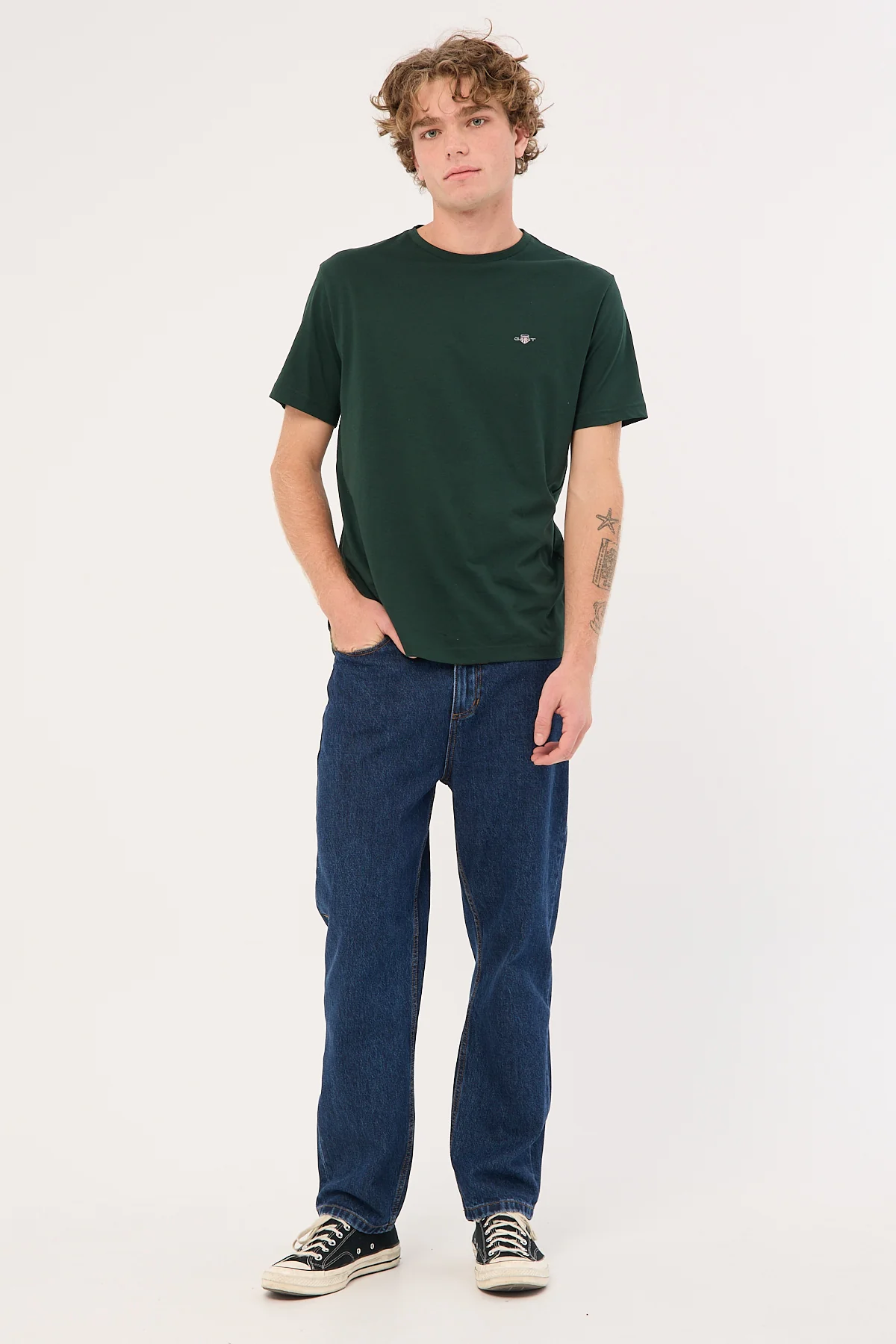Reg Shield SS T-Shirt Tartan Green
