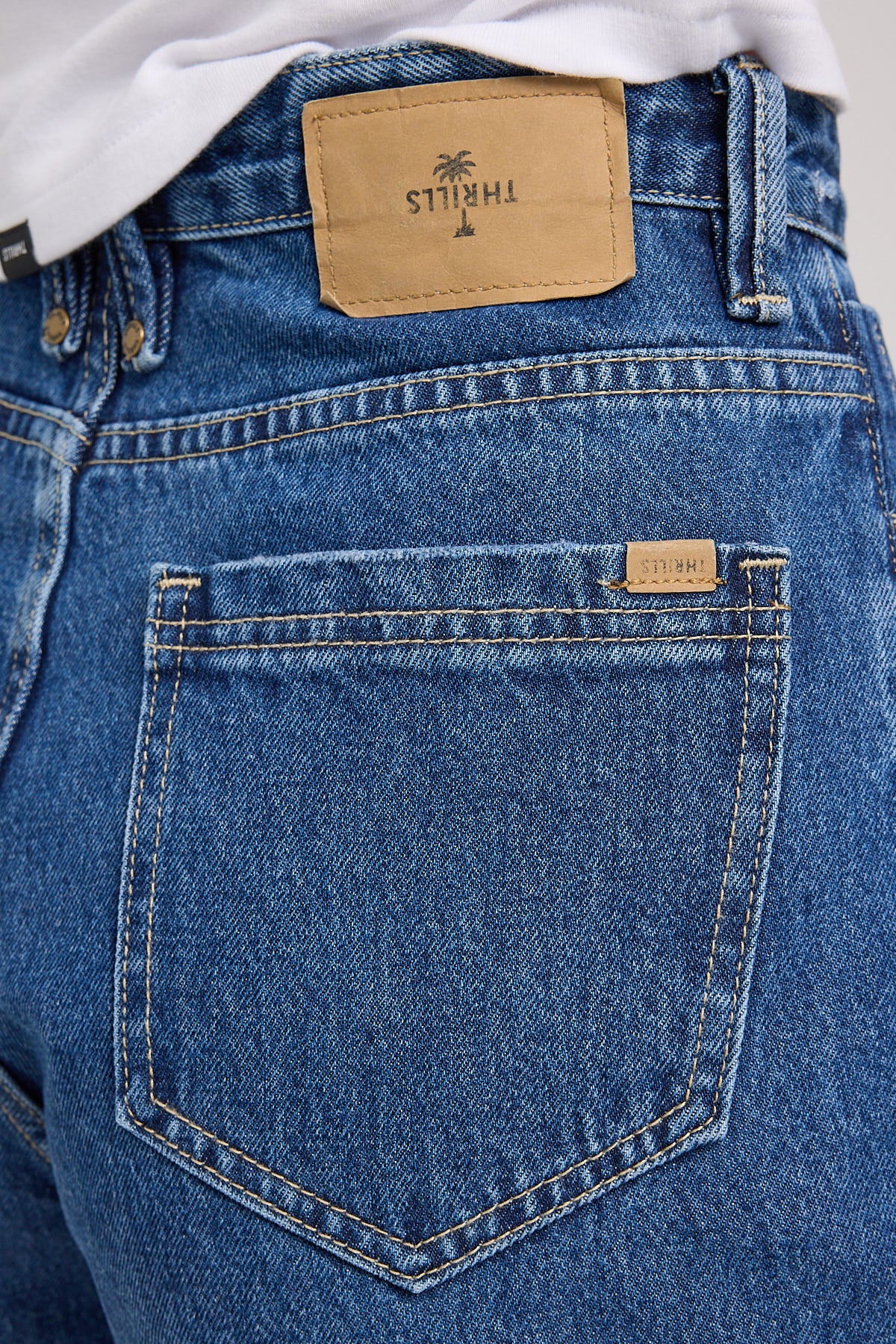 Koko Short Rinsed Blue Light Stitch 5 Koko Short Rinsed Blue Light Stitch