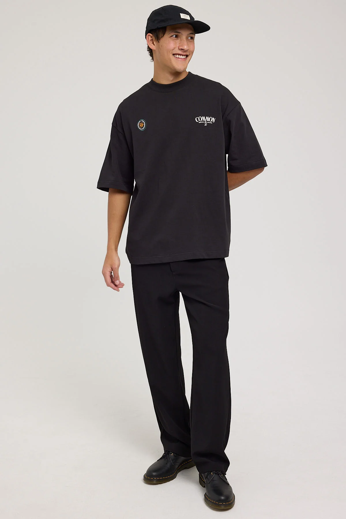 Spiced Whiskey Heavyweight Easy Tee Night Black 2 Spiced Whiskey Heavyweight Easy Tee Night Black