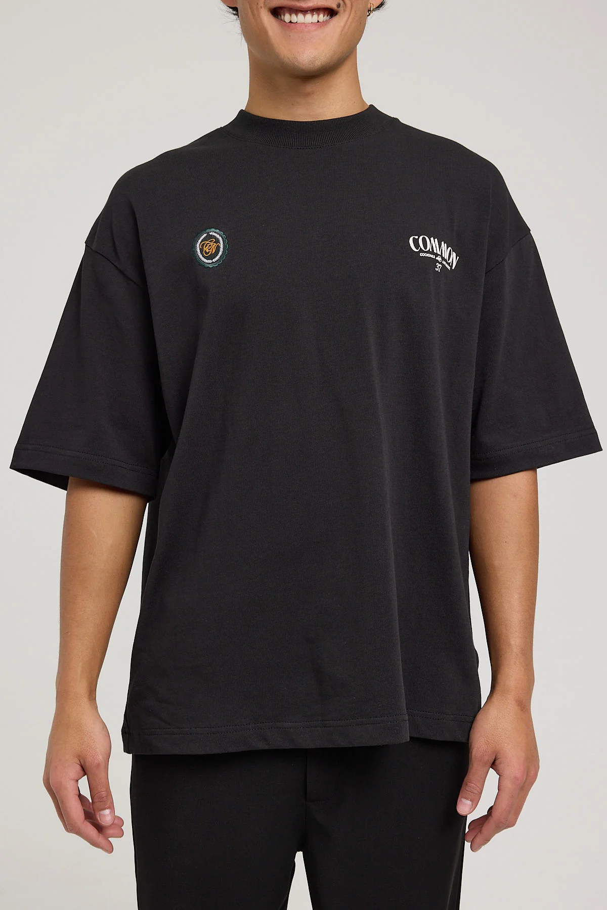 Spiced Whiskey Heavyweight Easy Tee Night Black 7 Spiced Whiskey Heavyweight Easy Tee Night Black