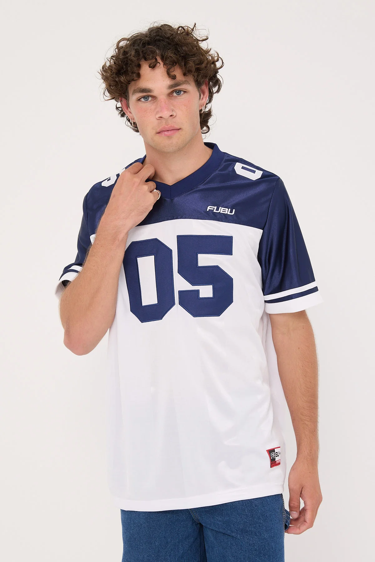 Fbnumber03 Football Tricot White/Navy