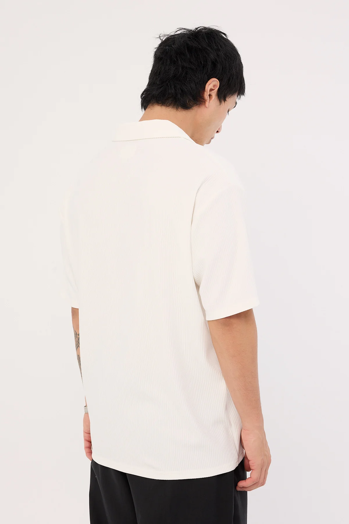 Austin Pleated Polo White 5 Austin Pleated Polo White