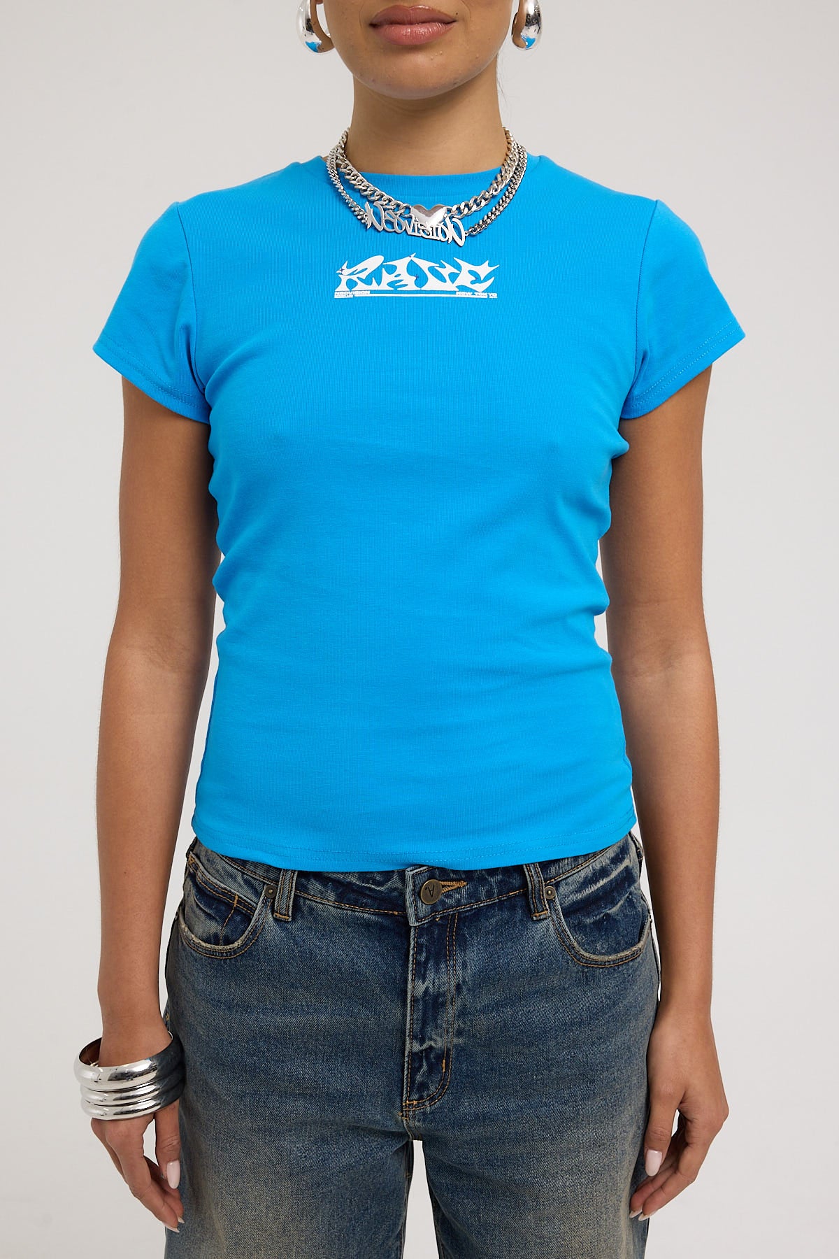 Spark Street Baby Tee Malibu Blue 7 Spark Street Baby Tee Malibu Blue