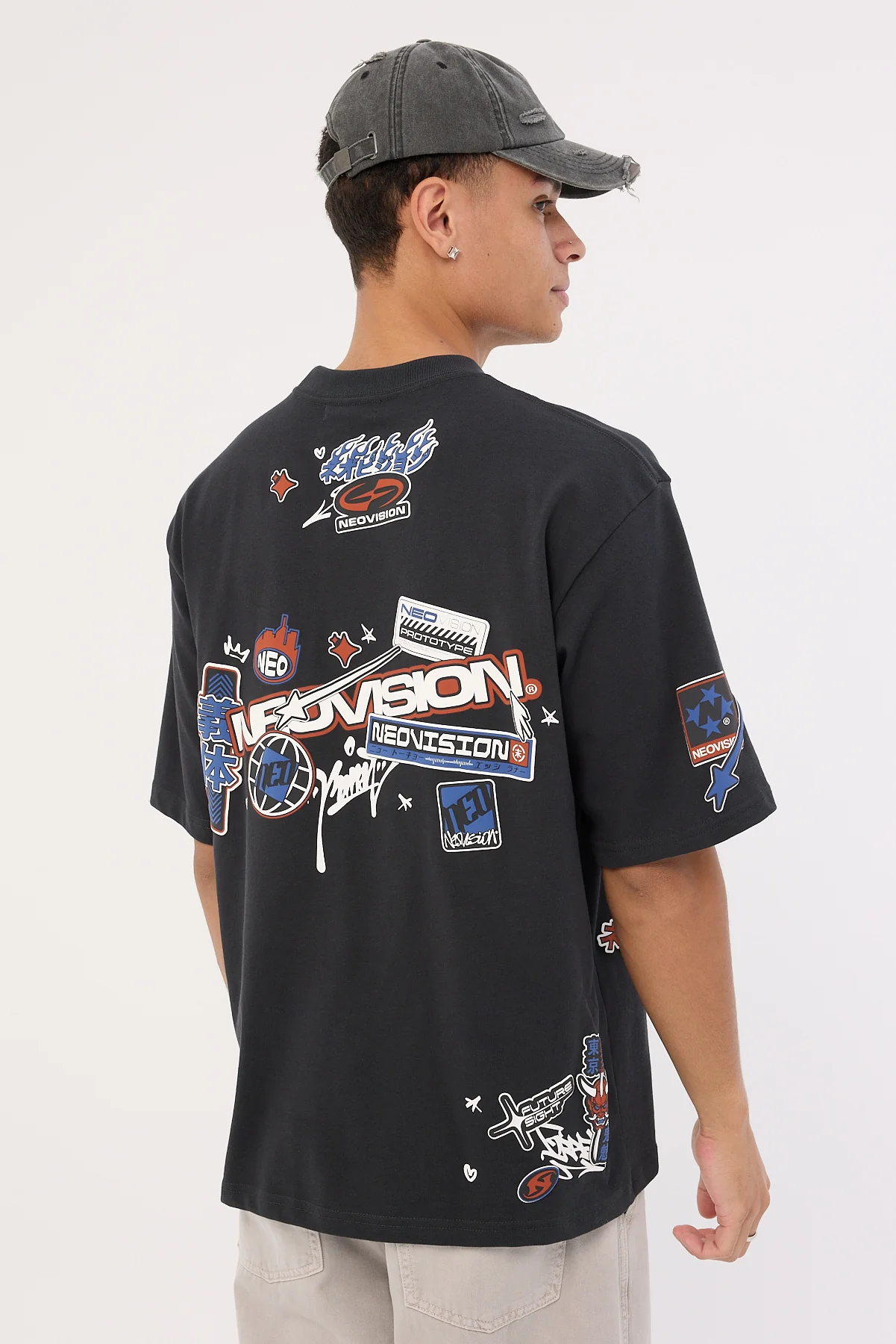 Rebellion Street Super Heavy Tee Night Black