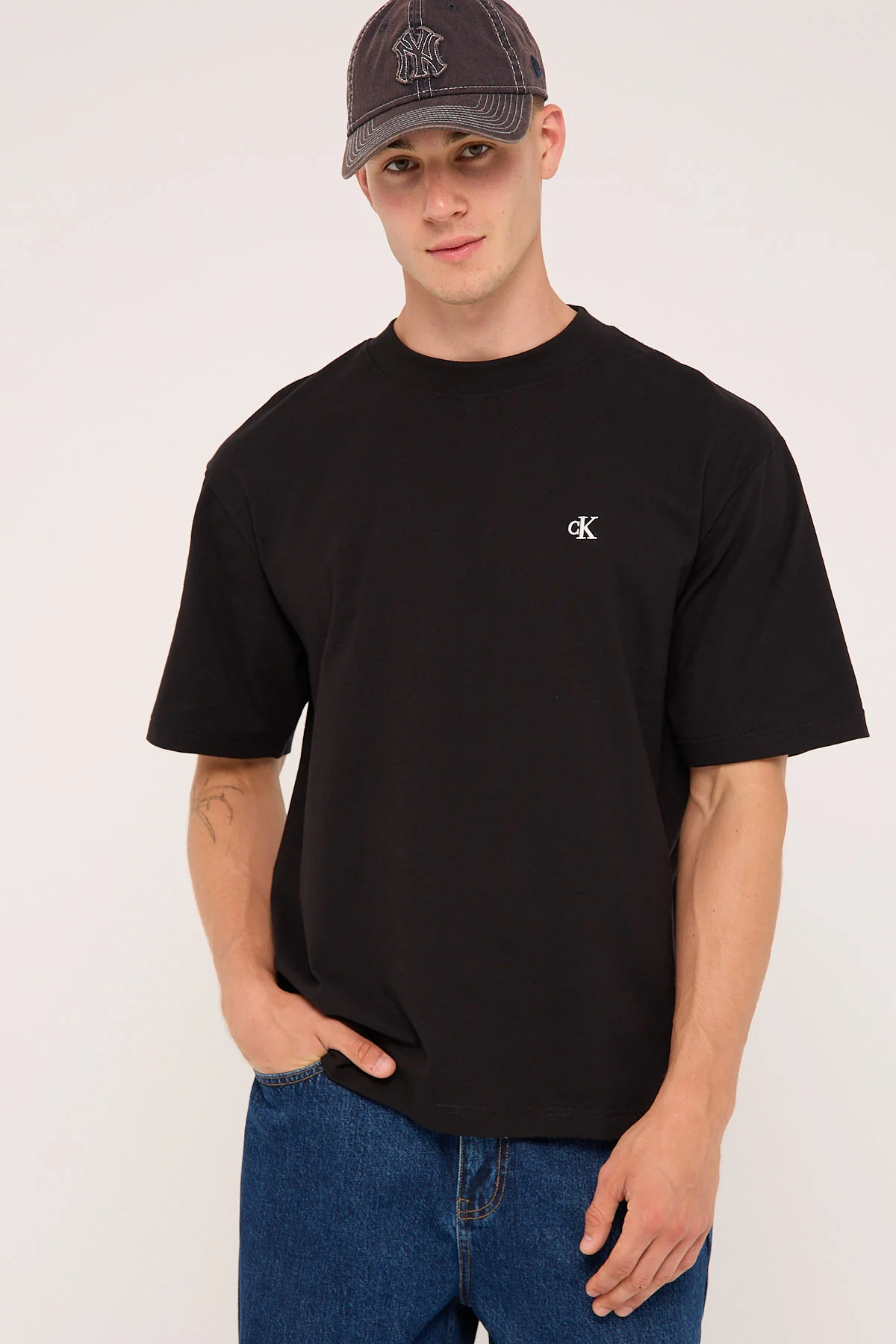 Heavy Relaxed Tee Ck Black