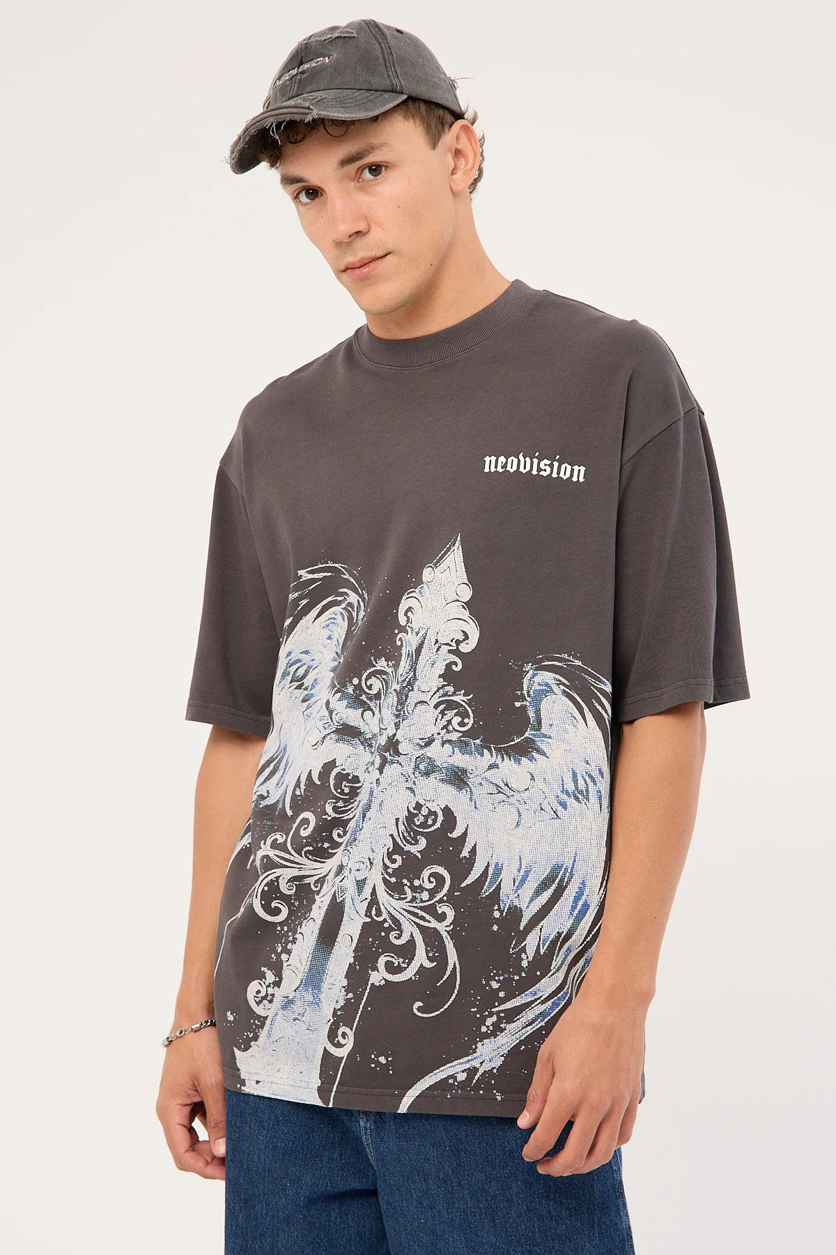 Insignia Oversized Super Heavy Tee Washed Black