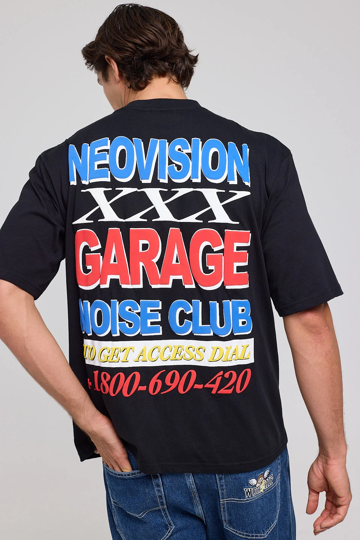 Garage Street Super Heavy Tee Black 1 Garage Street Super Heavy Tee Black