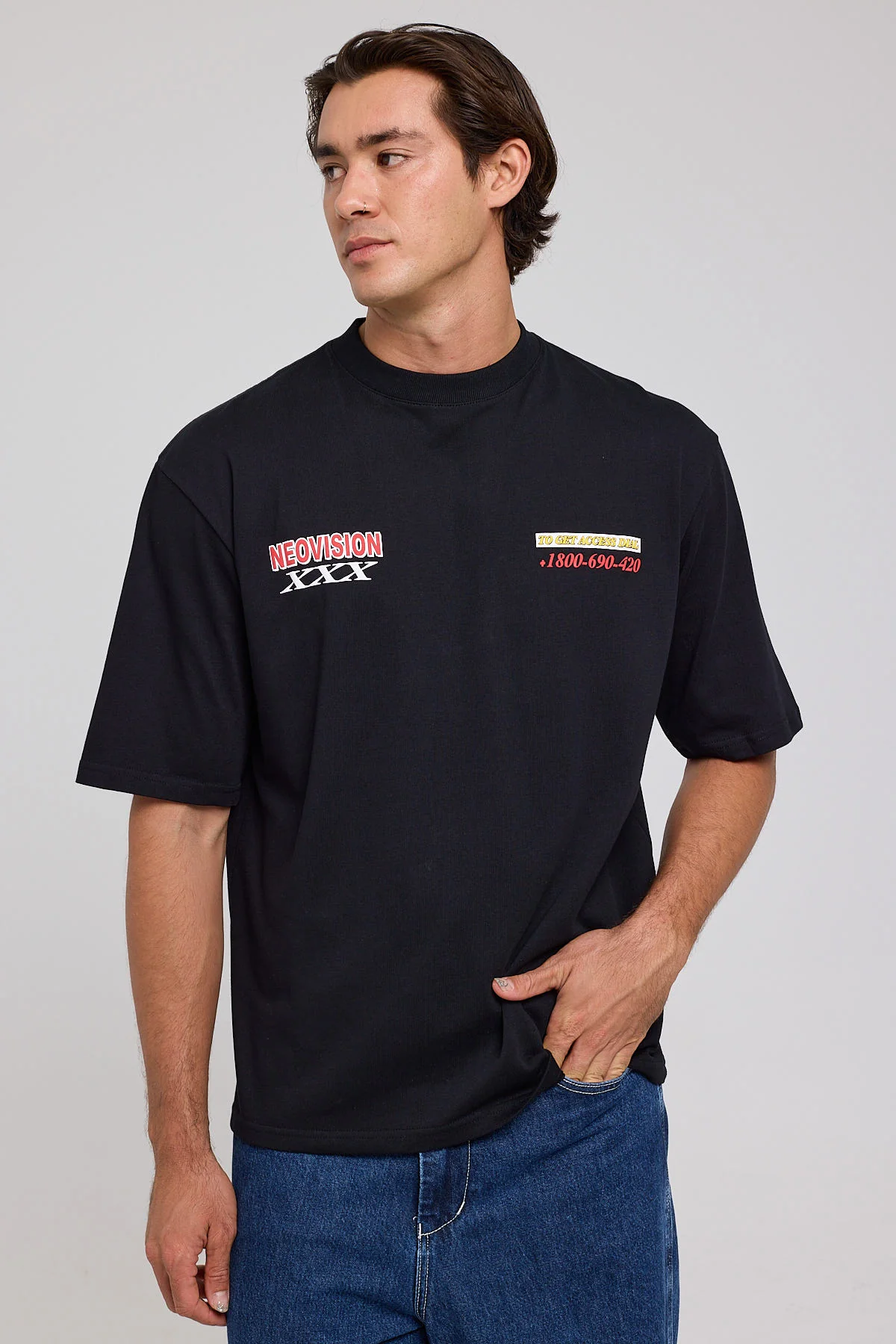 Garage Street Super Heavy Tee Black 5 Garage Street Super Heavy Tee Black