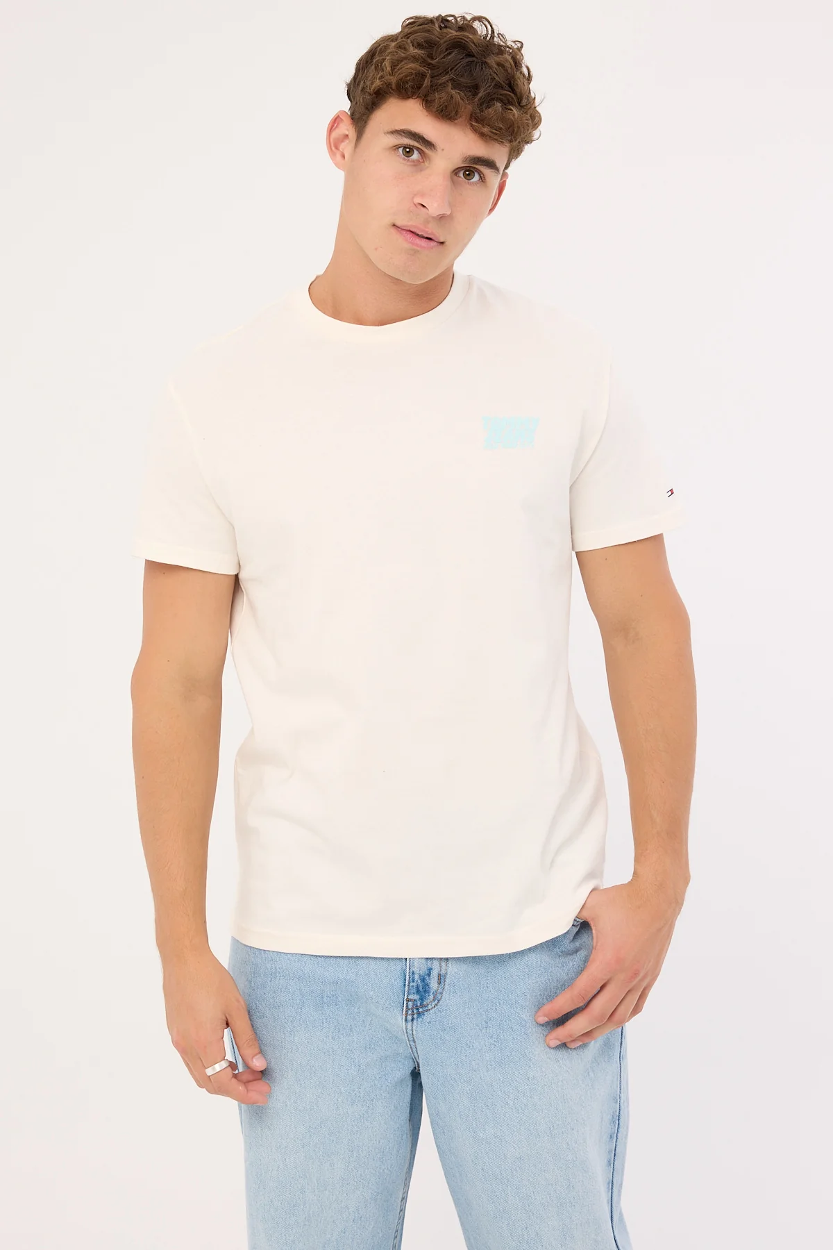 Regular Bubble Back Shortsleeve Tee Ancient White