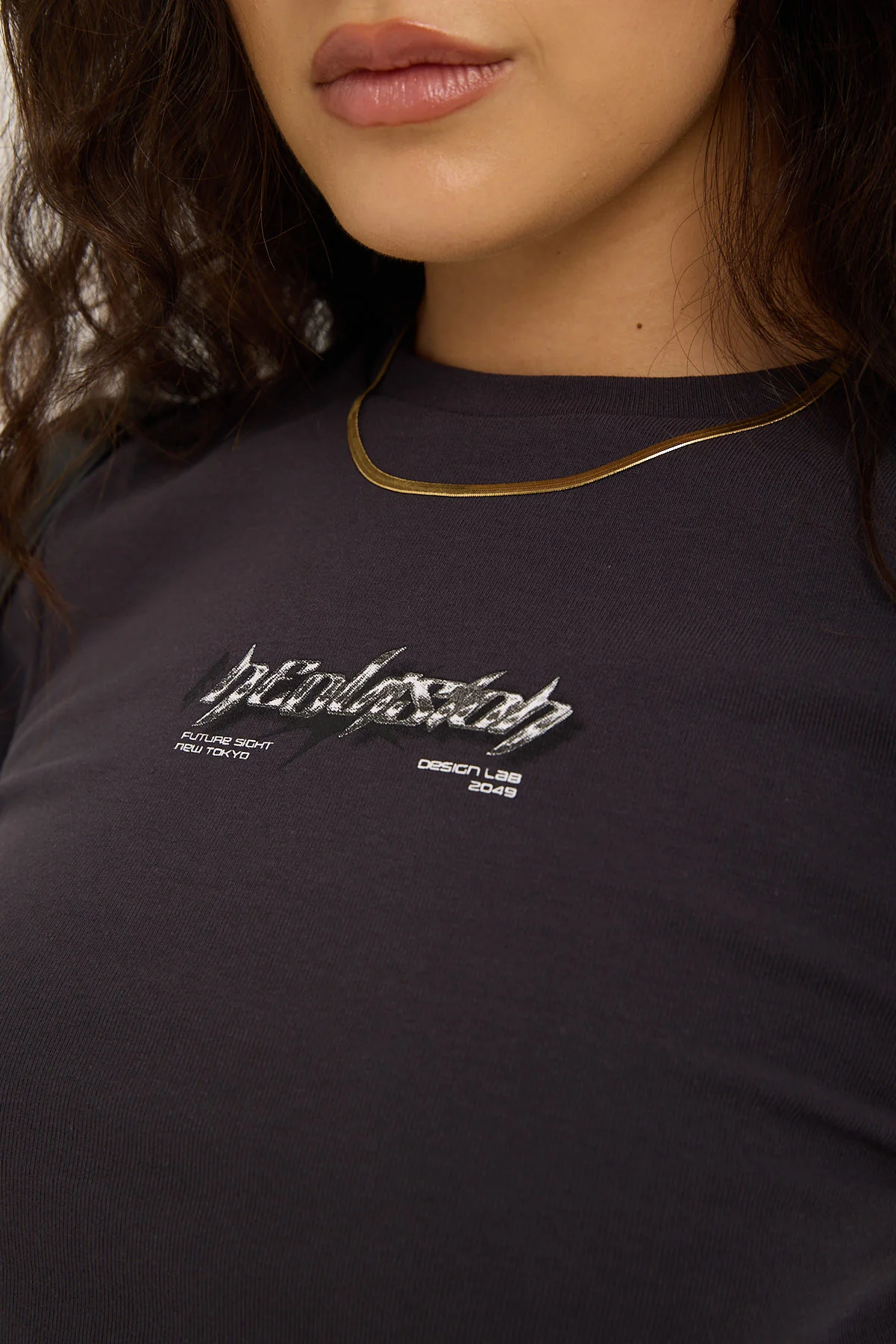 Fang Baby Tee Asphalt 5 Fang Baby Tee Asphalt