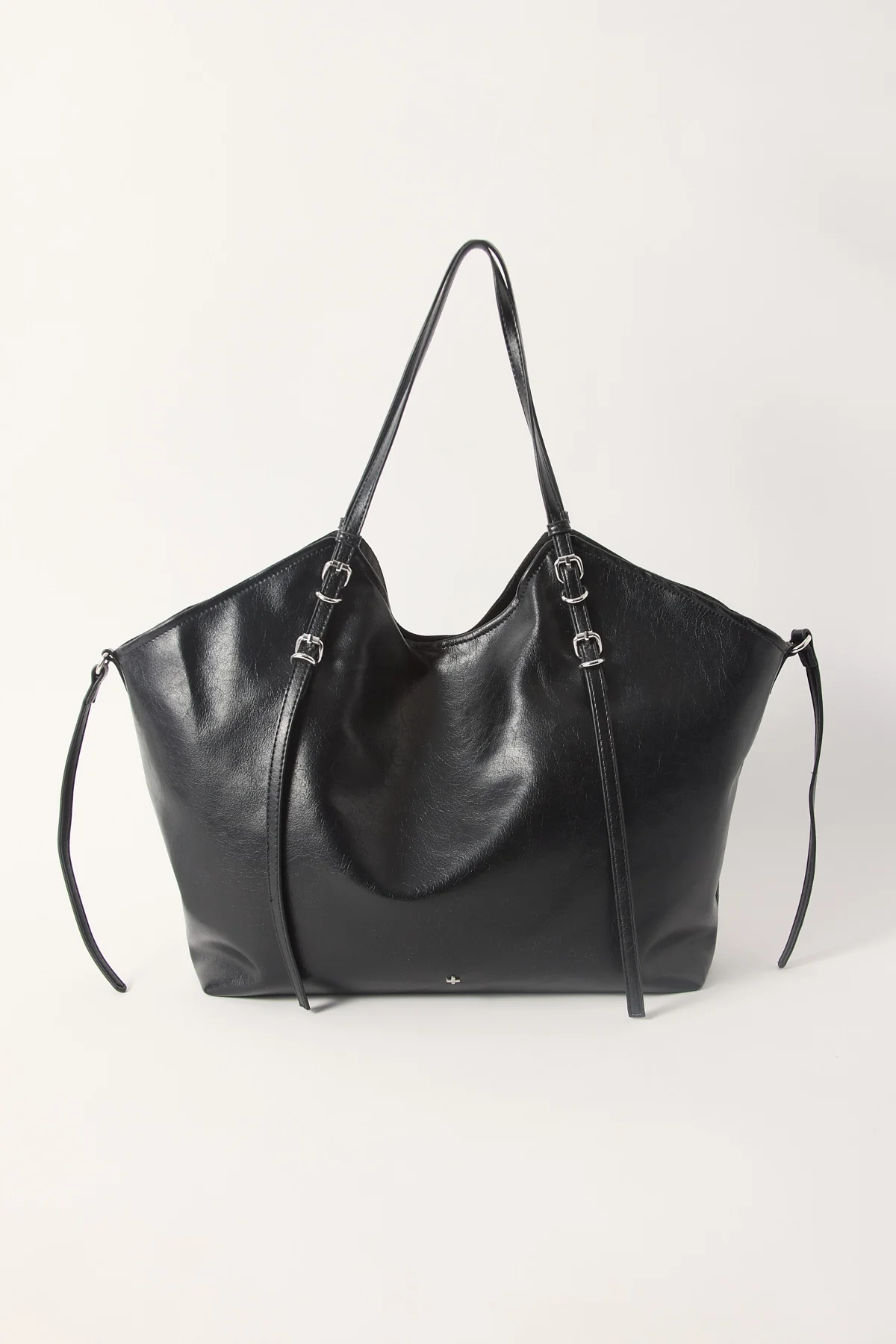 Steffy Black Crinkle/Silver 2 Steffy Black Crinkle/Silver