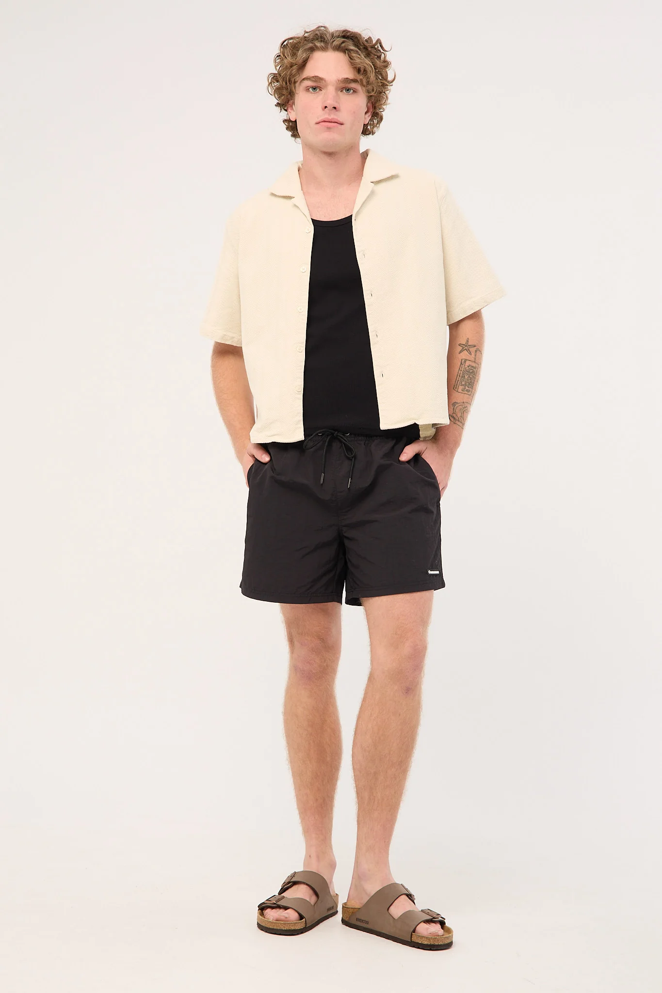 Marine Swim Short Black 1 Marine Swim Short Black