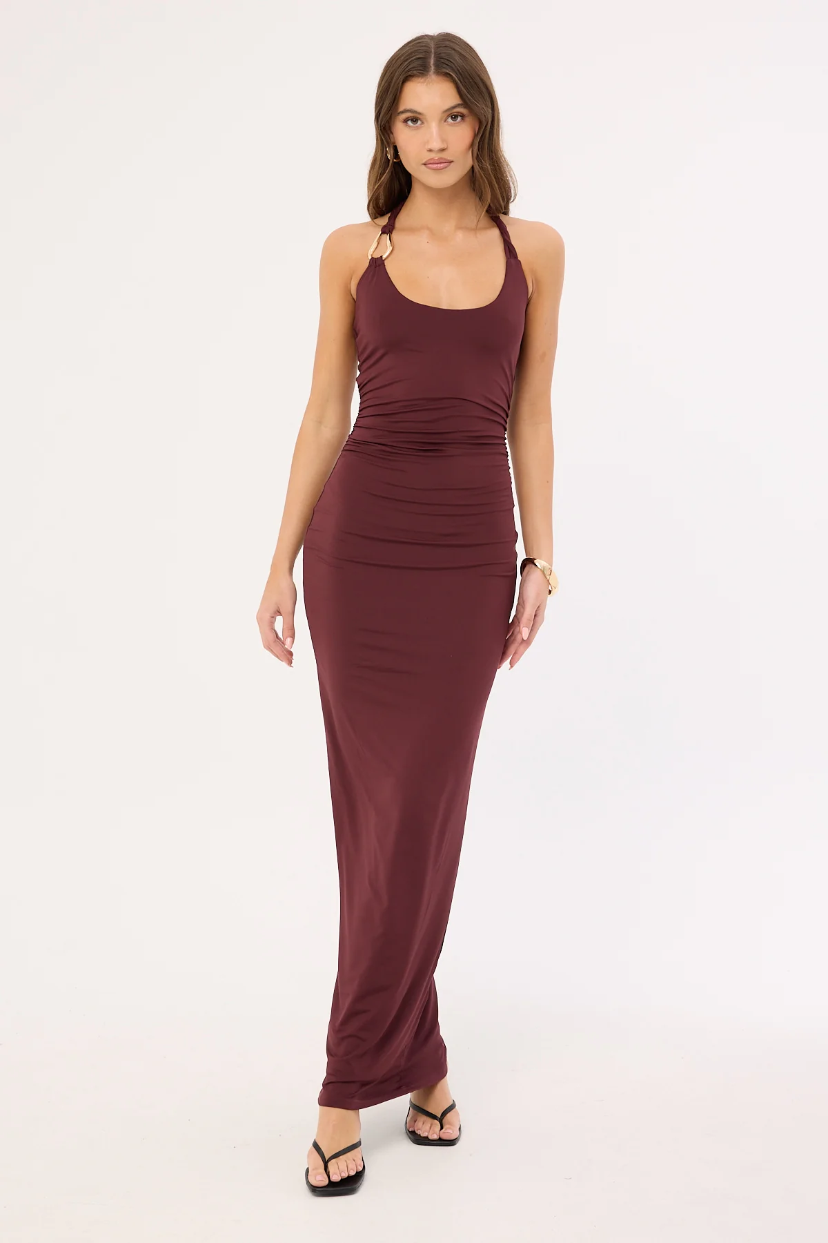 Ash Tank Dress Cabernet