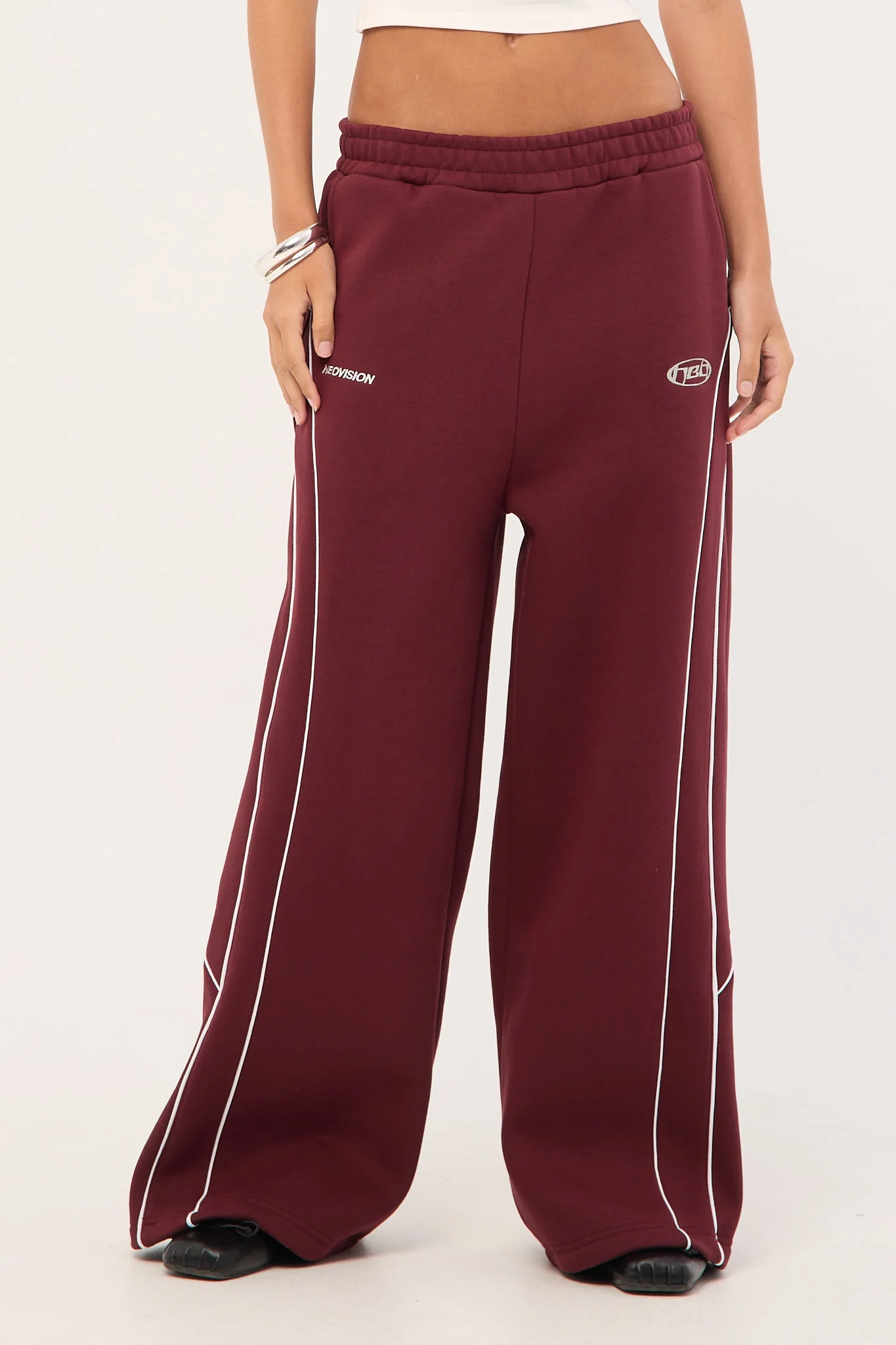 Glade Straight Leg Trackpant Burgundy 2 Glade Straight Leg Trackpant Burgundy
