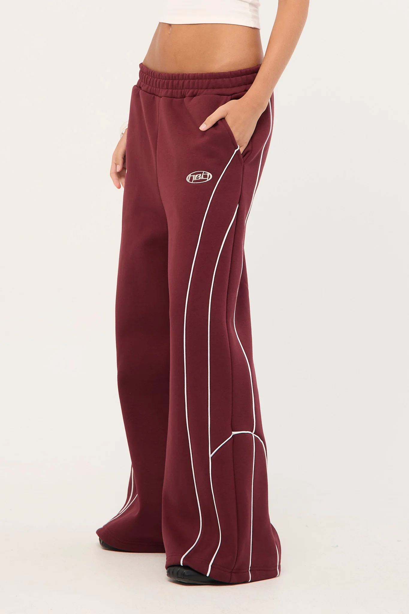 Glade Straight Leg Trackpant Burgundy 4 Glade Straight Leg Trackpant Burgundy