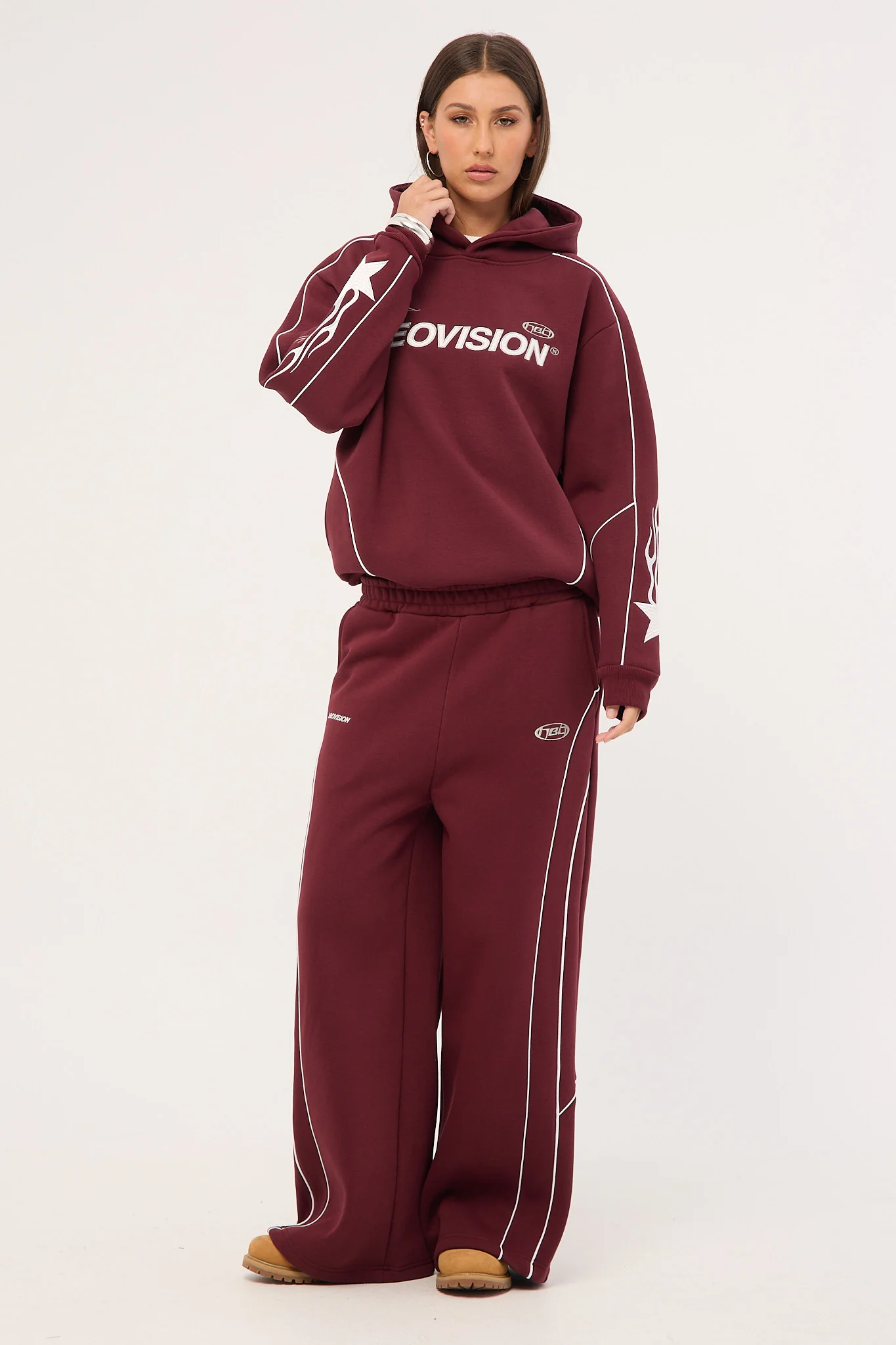 Glade Straight Leg Trackpant Burgundy 5 Glade Straight Leg Trackpant Burgundy