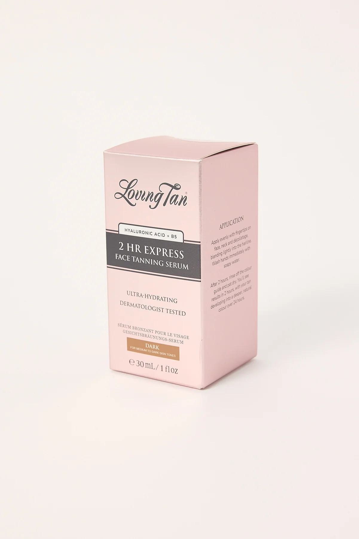 2 HR Express Face Tanning Serum Dark Dark