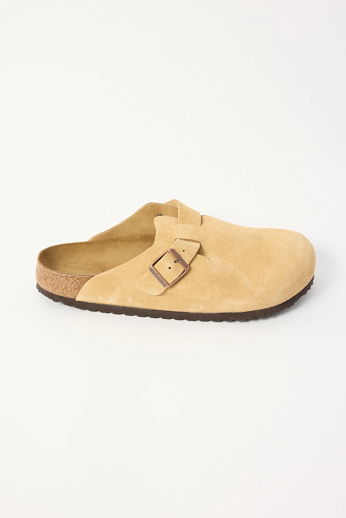 Boston Suede Leather Regular Latte Cream